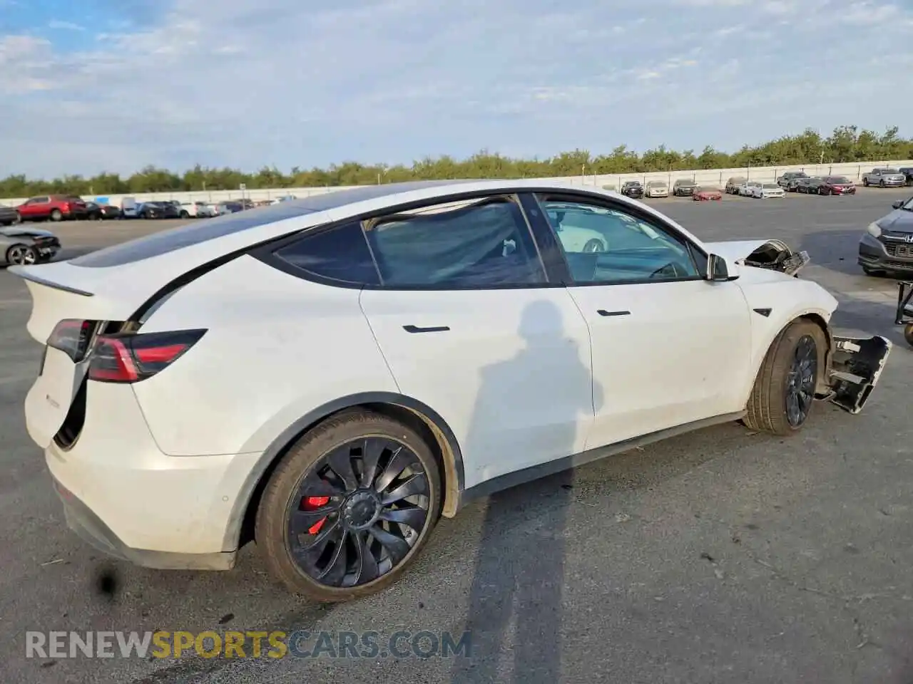 3 Photograph of a damaged car 7SAYGDEF8NF406624 TESLA MODEL Y 2022