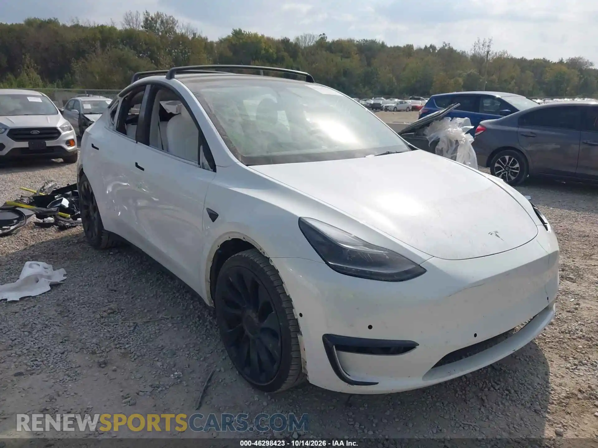 1 Фотография поврежденного автомобиля 7SAYGDEF8NF415646 TESLA MODEL Y 2022