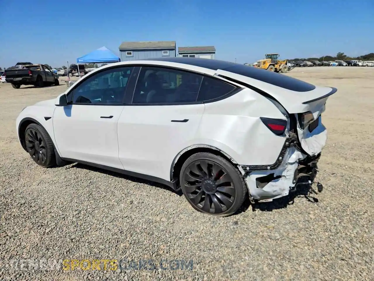 2 Photograph of a damaged car 7SAYGDEF8NF453605 TESLA MODEL Y 2022
