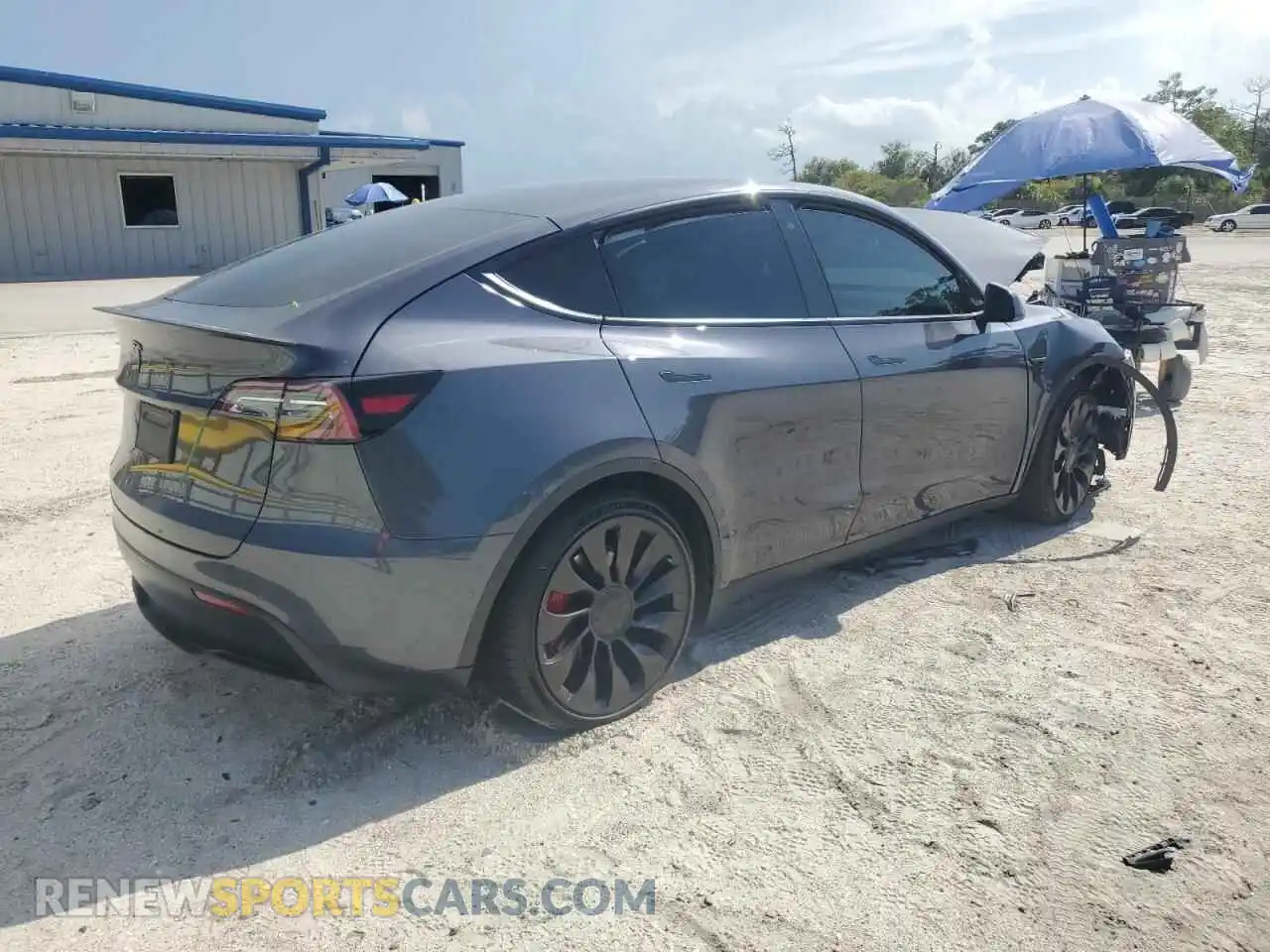3 Photograph of a damaged car 7SAYGDEF8NF457511 TESLA MODEL Y 2022