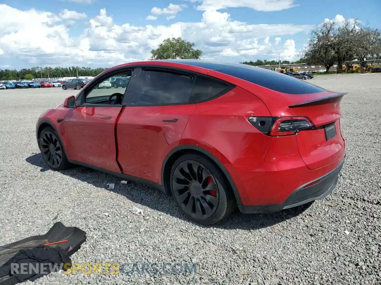 2 Photograph of a damaged car 7SAYGDEF8NF463678 TESLA MODEL Y 2022