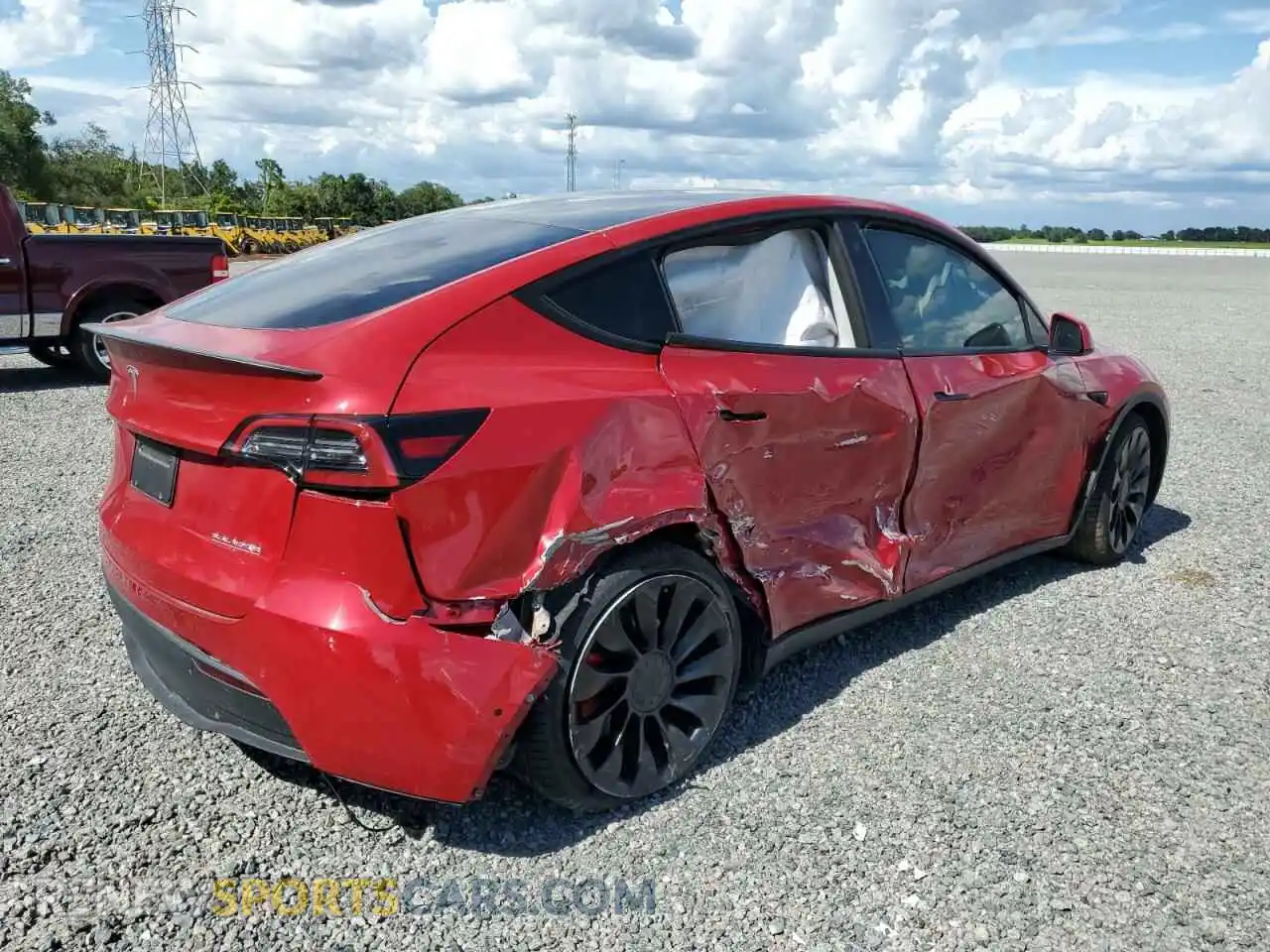 3 Photograph of a damaged car 7SAYGDEF8NF463678 TESLA MODEL Y 2022
