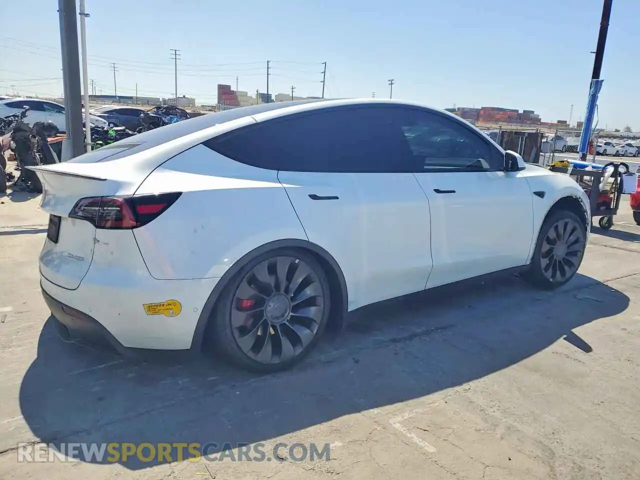 3 Photograph of a damaged car 7SAYGDEF8NF484580 TESLA MODEL Y 2022