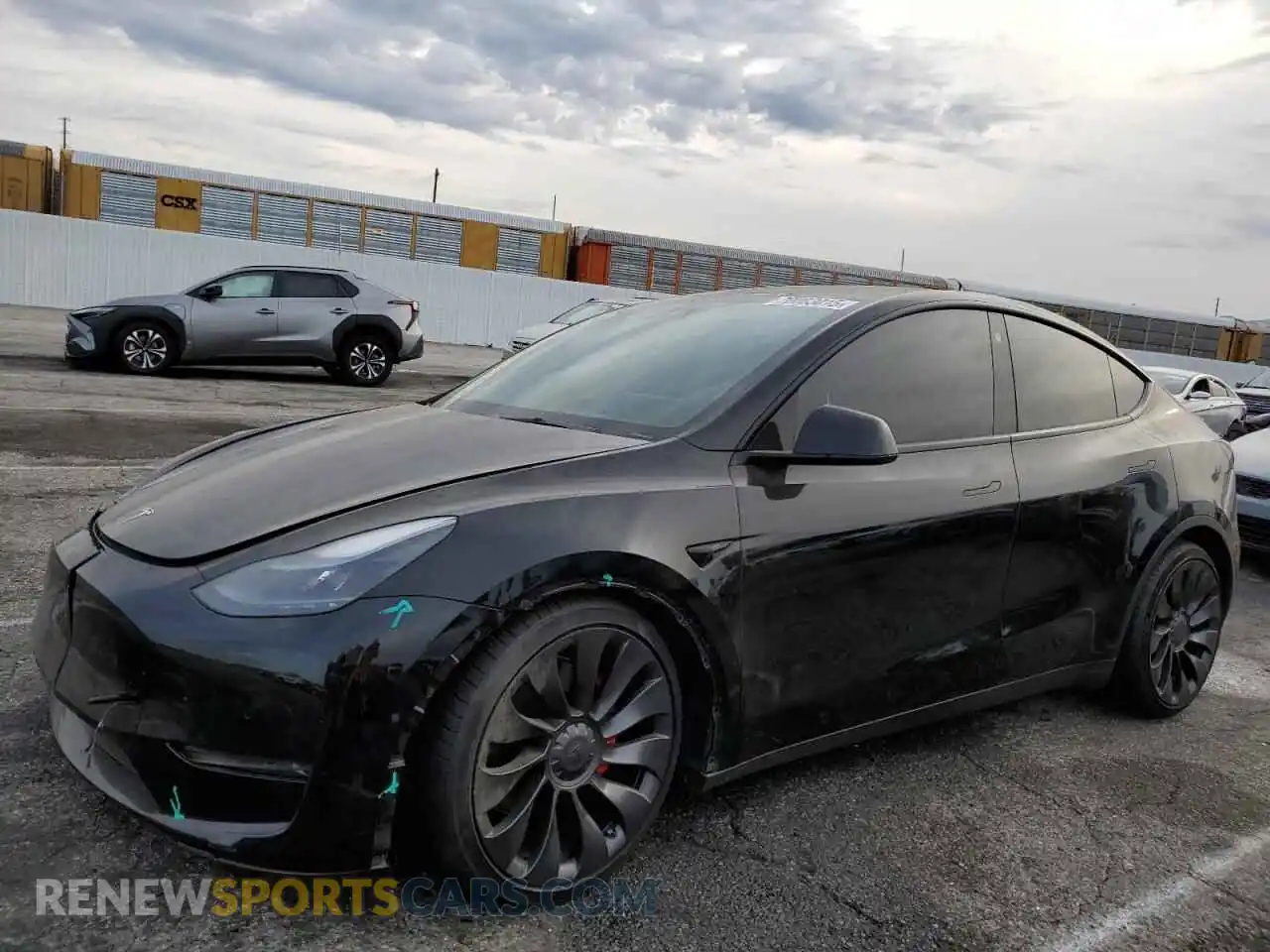 1 Photograph of a damaged car 7SAYGDEF8NF485308 TESLA MODEL Y 2022