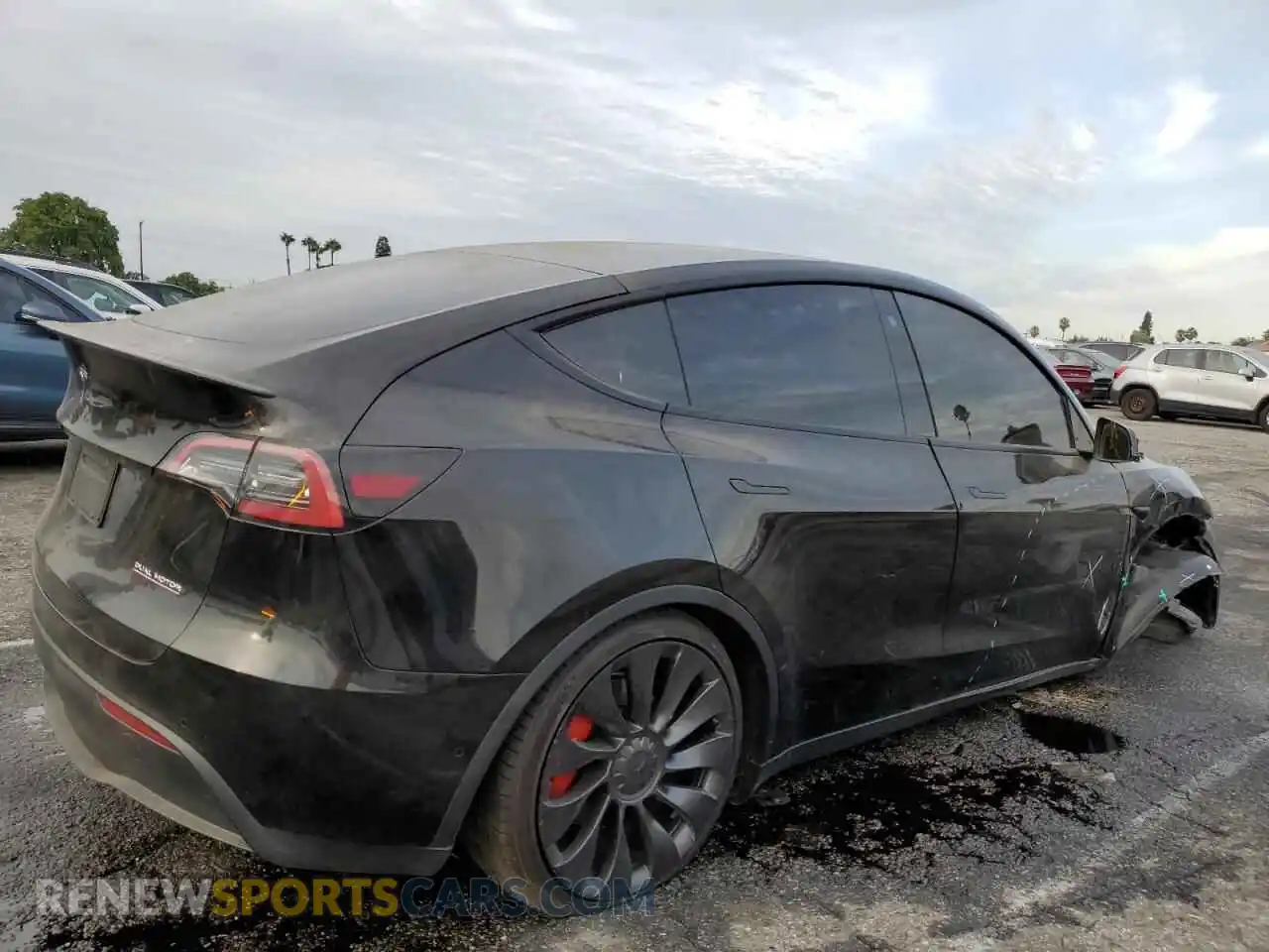 3 Photograph of a damaged car 7SAYGDEF8NF485308 TESLA MODEL Y 2022