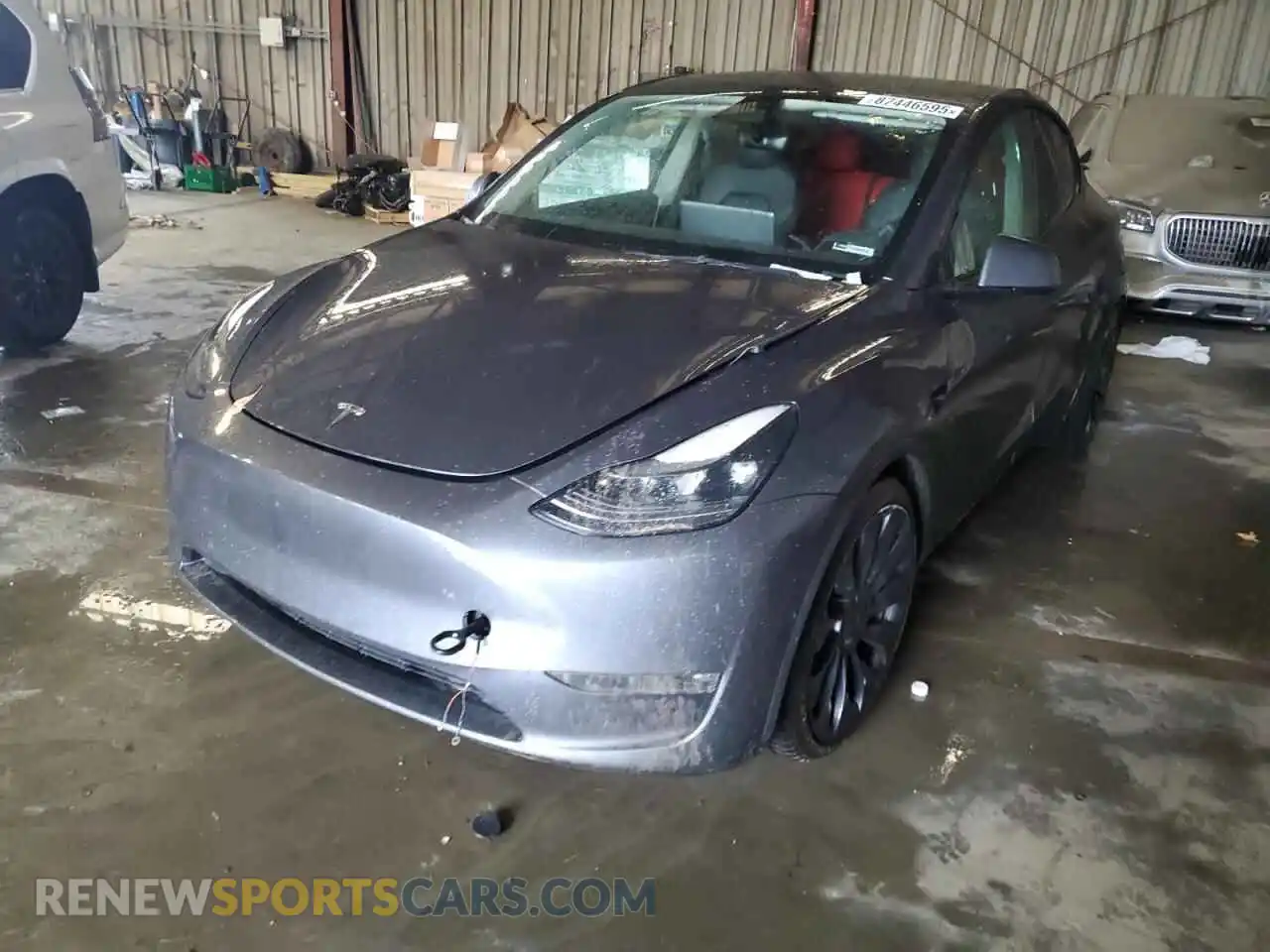 1 Photograph of a damaged car 7SAYGDEF8NF511955 TESLA MODEL Y 2022