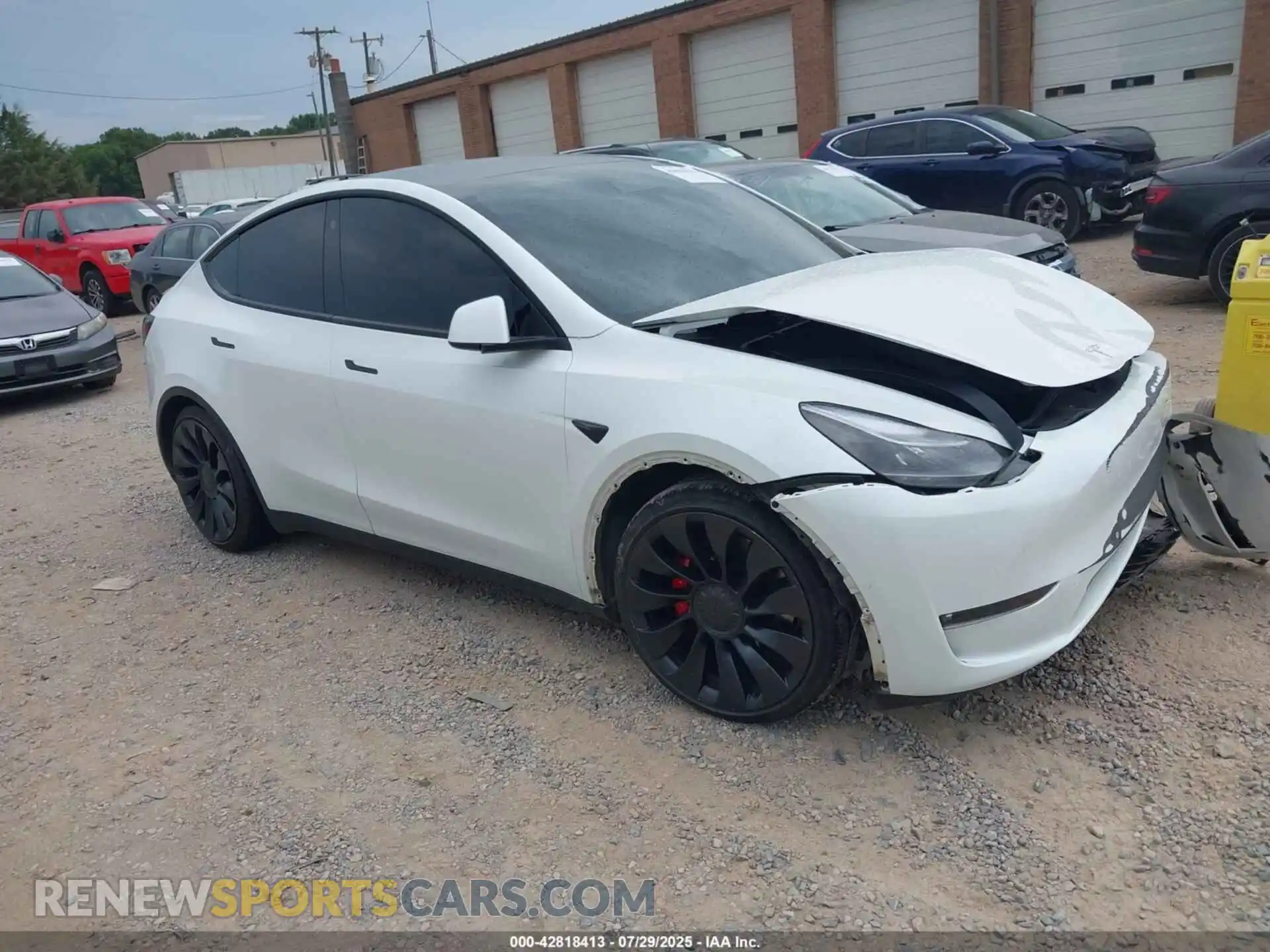1 Фотография поврежденного автомобиля 7SAYGDEF8NF515438 TESLA MODEL Y 2022