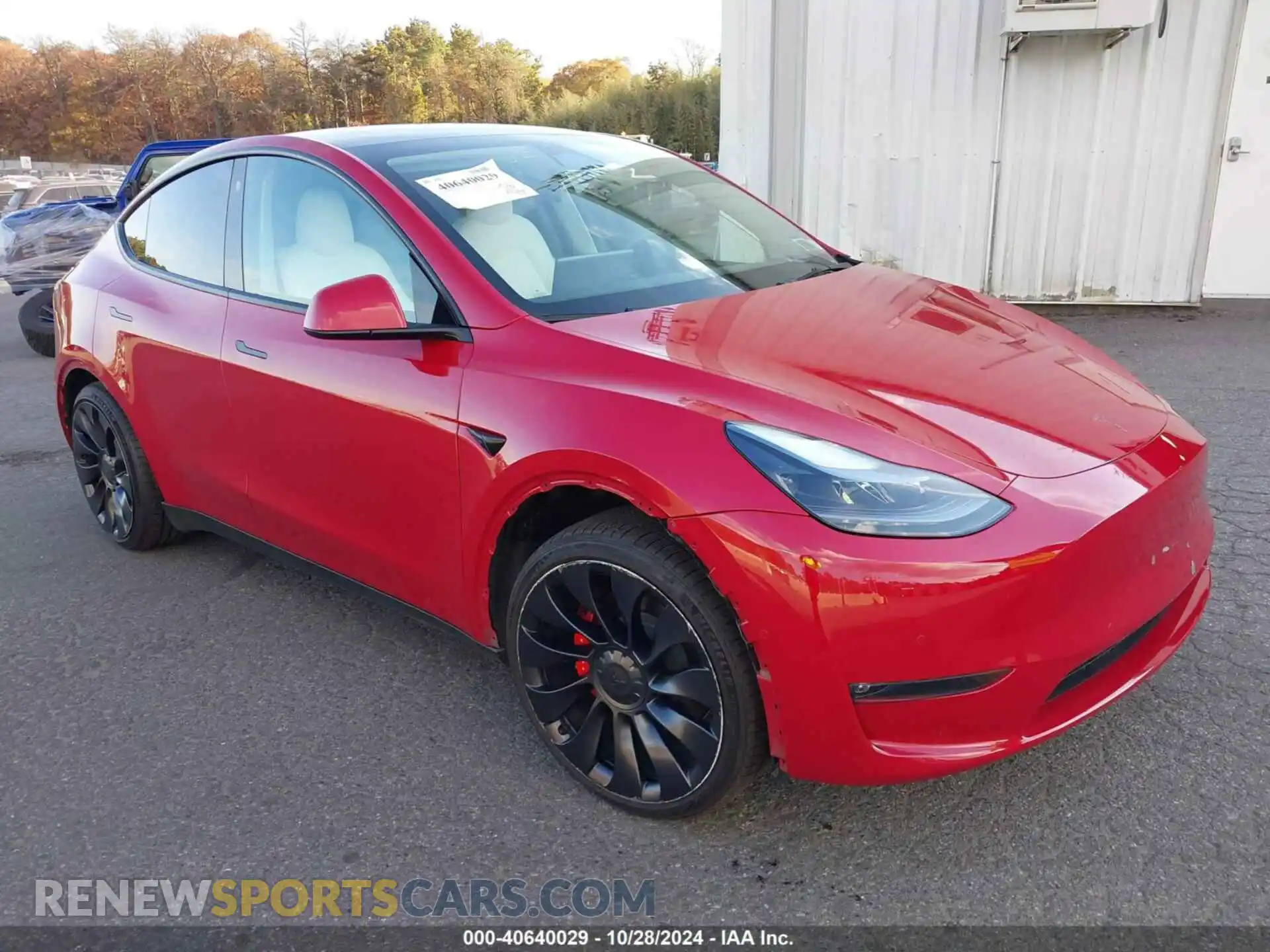 1 Photograph of a damaged car 7SAYGDEF8NF529968 TESLA MODEL Y 2022