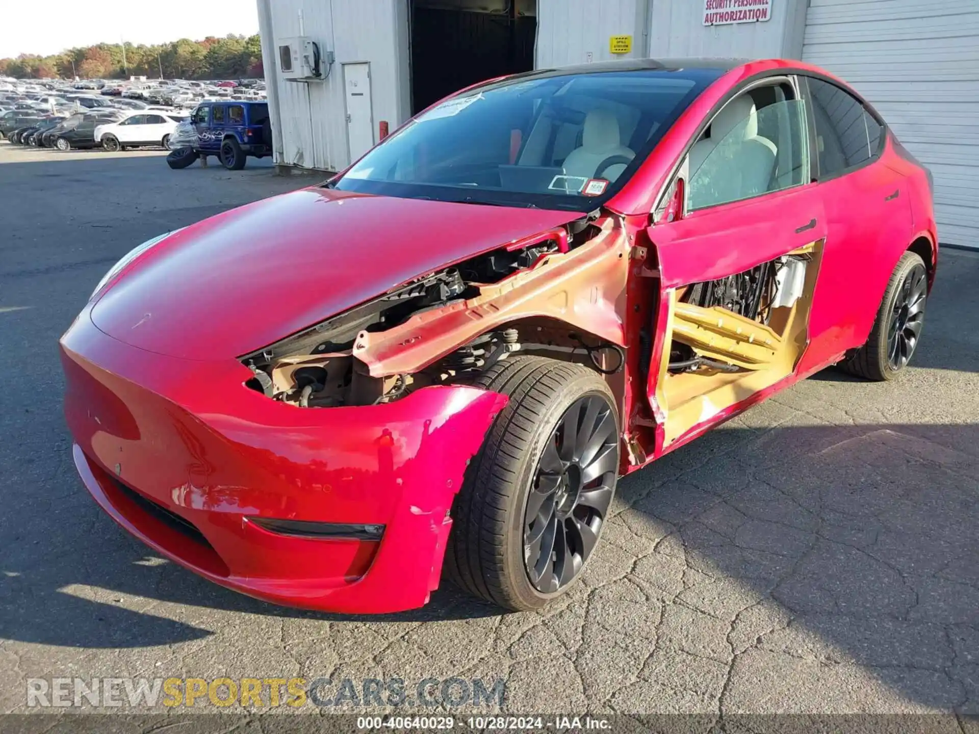 2 Photograph of a damaged car 7SAYGDEF8NF529968 TESLA MODEL Y 2022