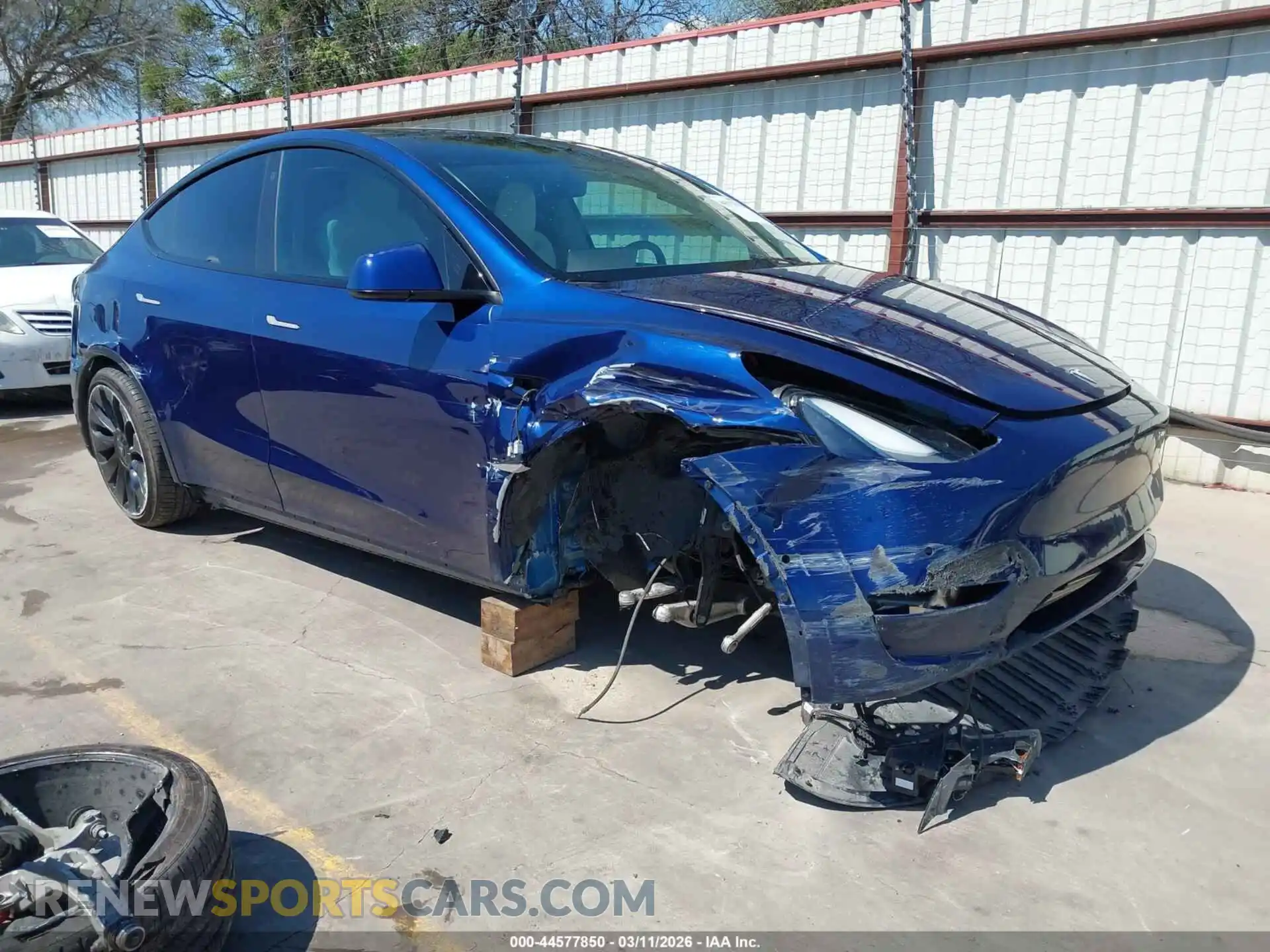 1 Photograph of a damaged car 7SAYGDEF8NF531297 TESLA MODEL Y 2022