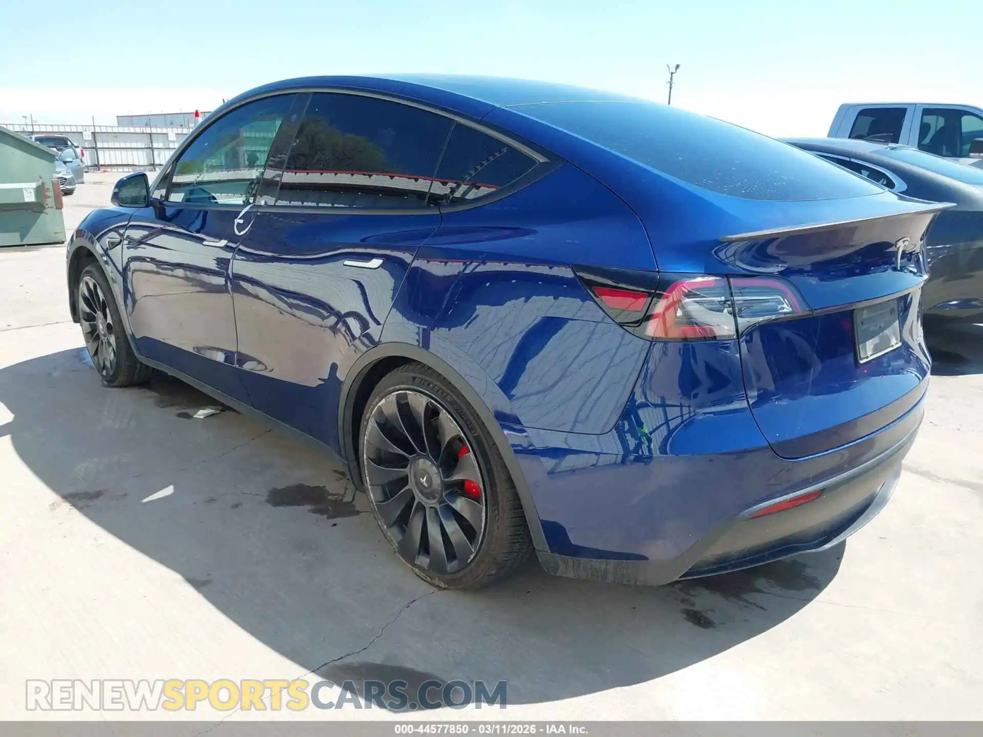 3 Photograph of a damaged car 7SAYGDEF8NF531297 TESLA MODEL Y 2022