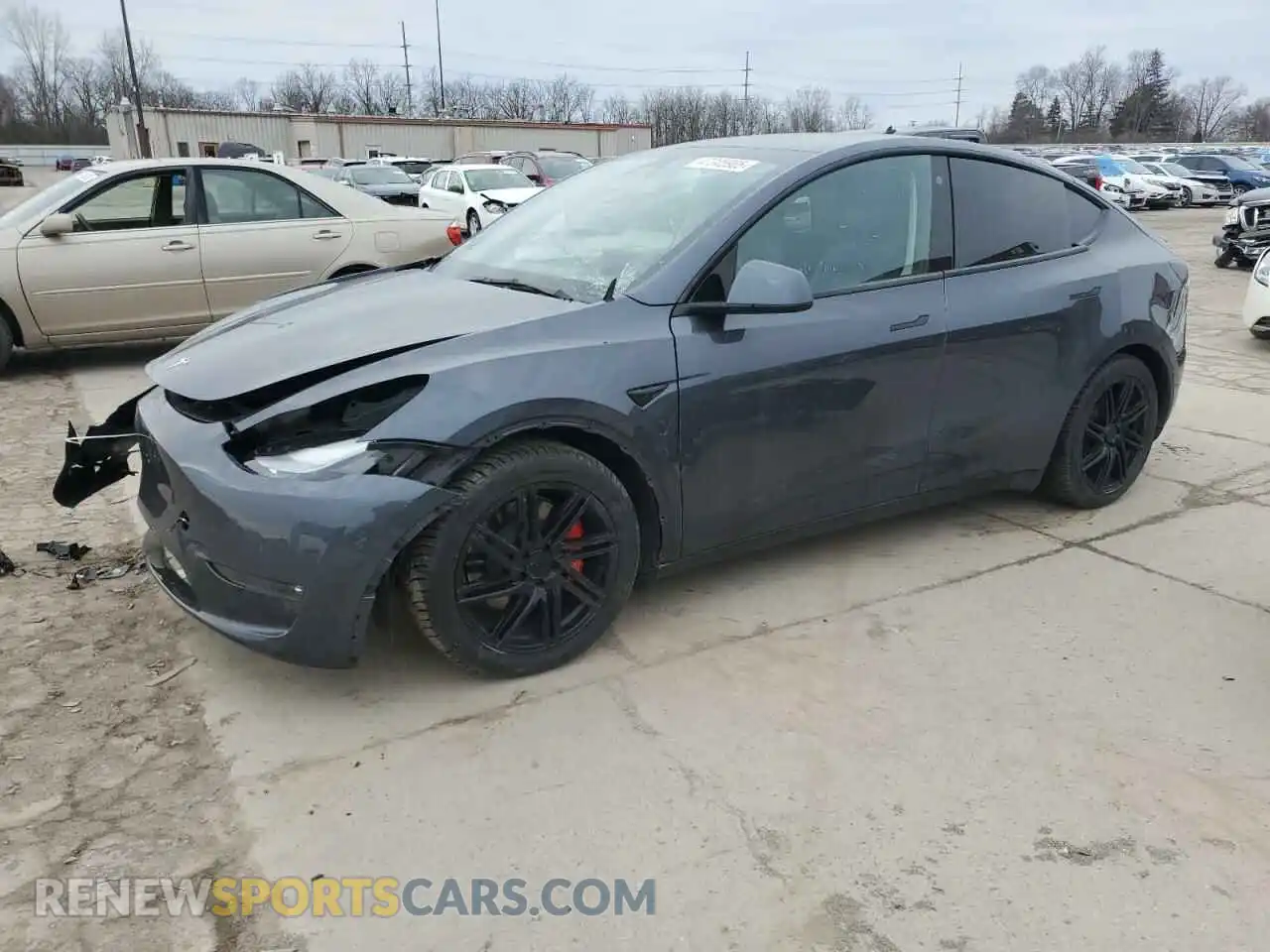 1 Photograph of a damaged car 7SAYGDEF8NF532322 TESLA MODEL Y 2022