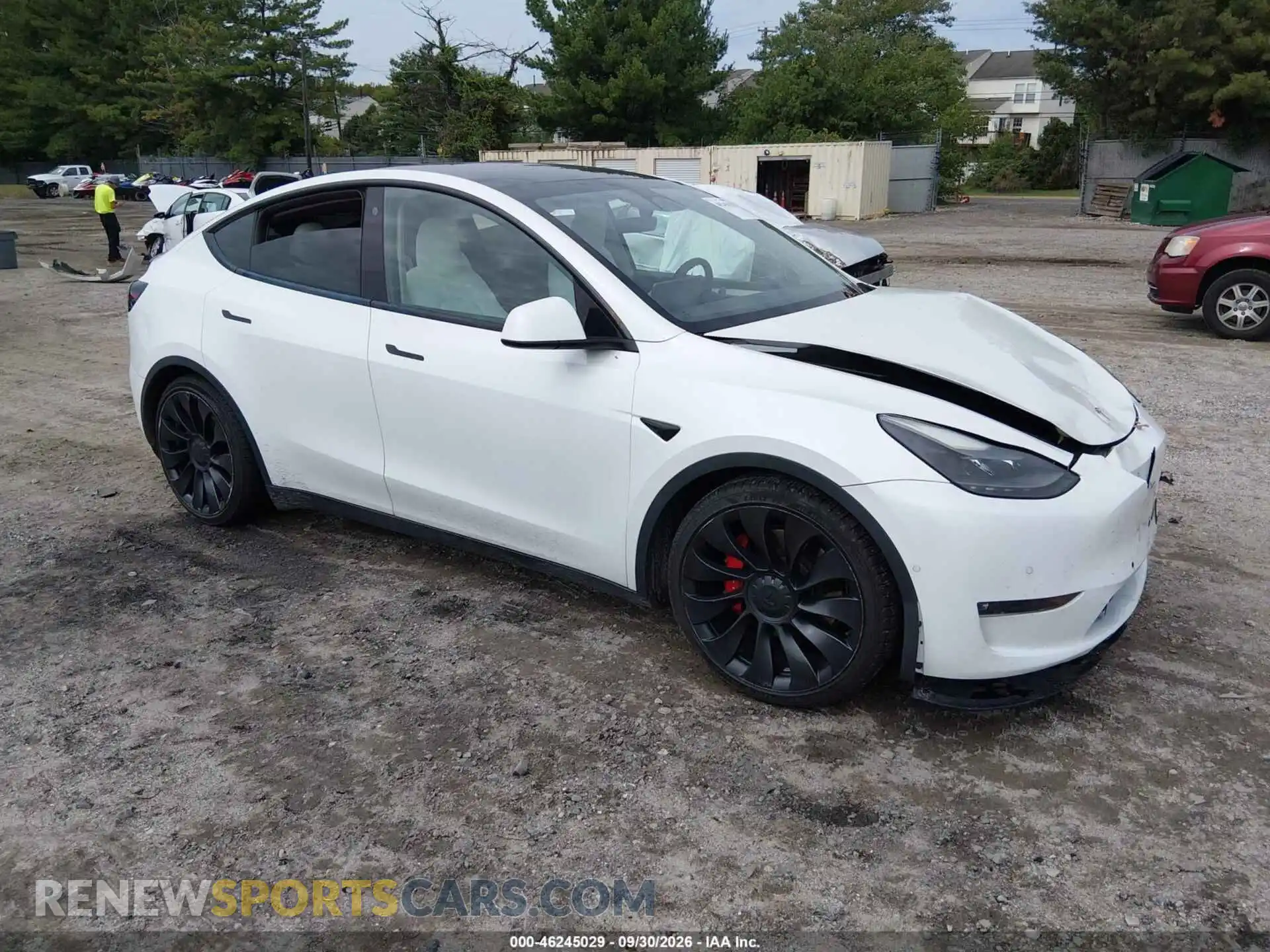 1 Photograph of a damaged car 7SAYGDEF8NF548472 TESLA MODEL Y 2022