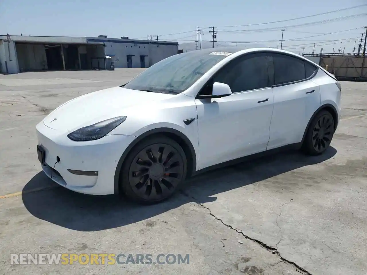 1 Photograph of a damaged car 7SAYGDEF9NF376498 TESLA MODEL Y 2022