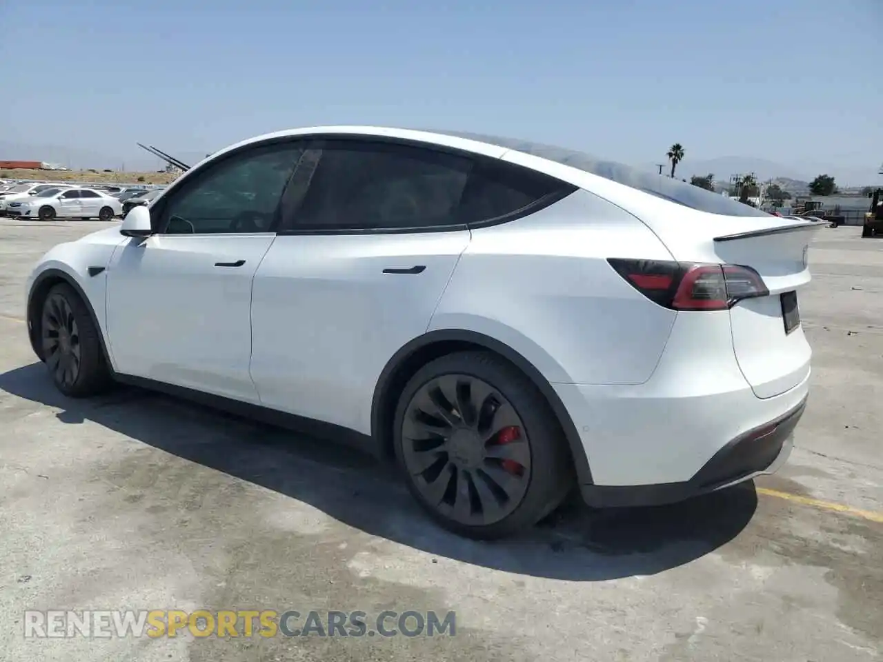 2 Photograph of a damaged car 7SAYGDEF9NF376498 TESLA MODEL Y 2022
