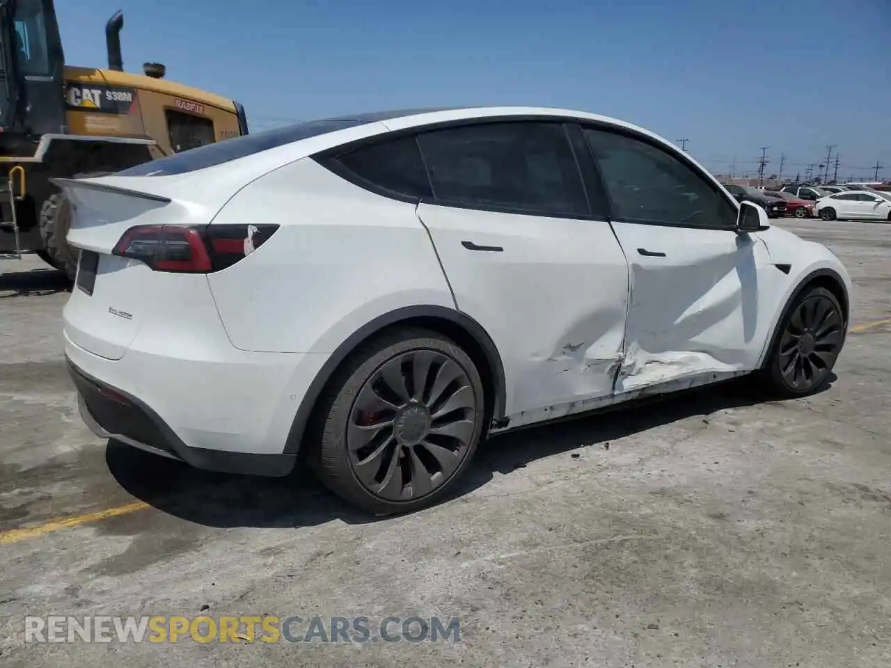 3 Photograph of a damaged car 7SAYGDEF9NF376498 TESLA MODEL Y 2022