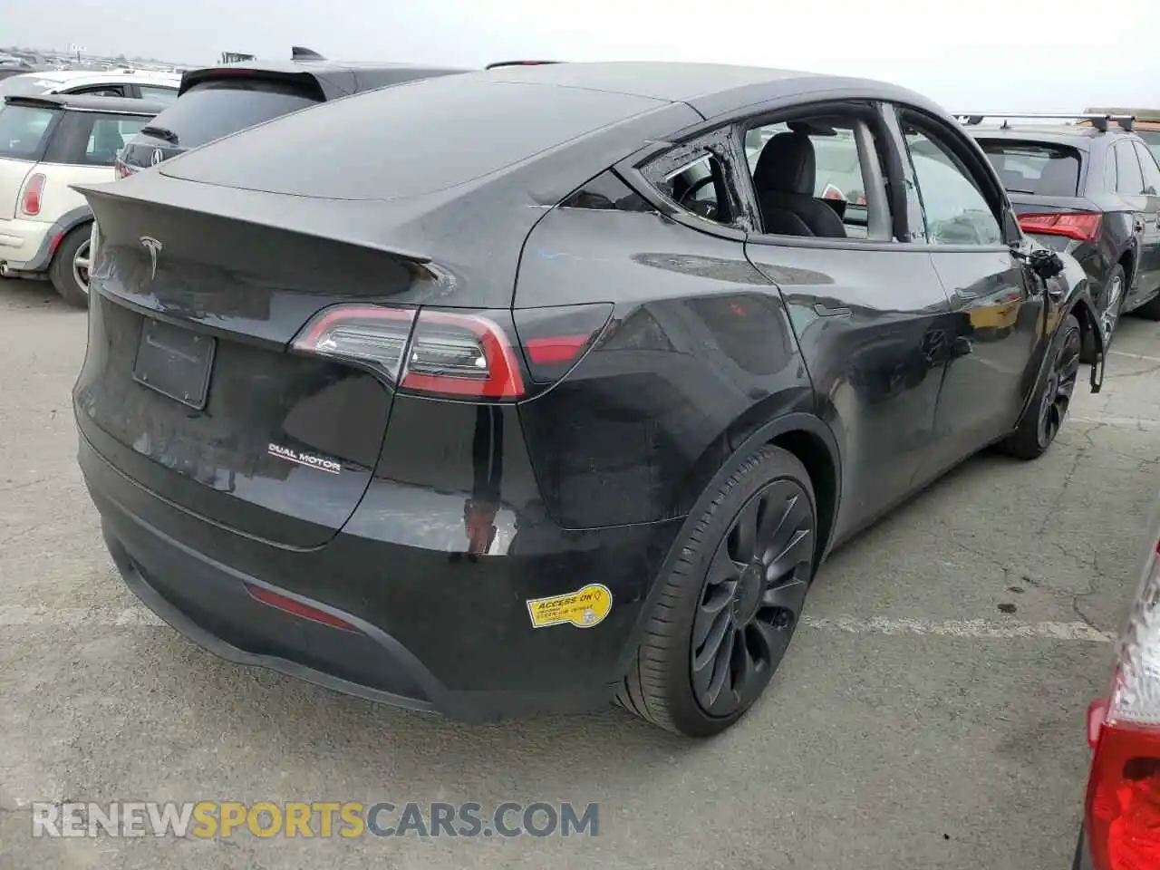 3 Photograph of a damaged car 7SAYGDEF9NF382768 TESLA MODEL Y 2022