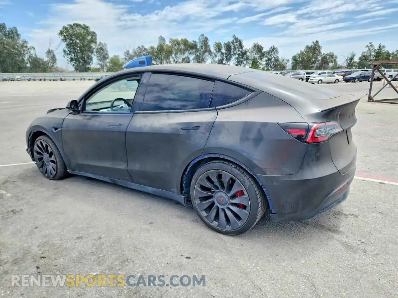 2 Photograph of a damaged car 7SAYGDEF9NF387615 TESLA MODEL Y 2022
