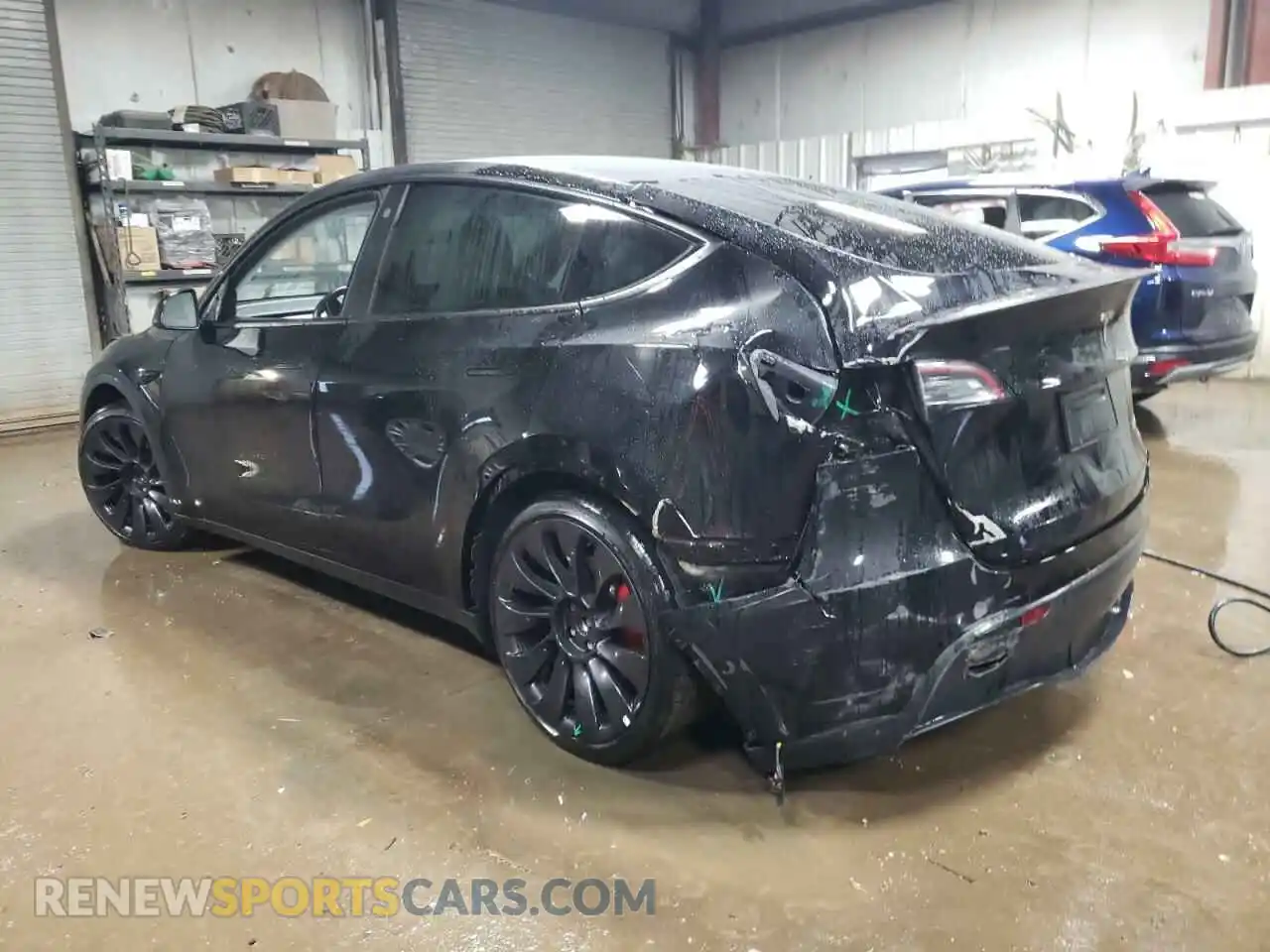 2 Photograph of a damaged car 7SAYGDEF9NF390725 TESLA MODEL Y 2022