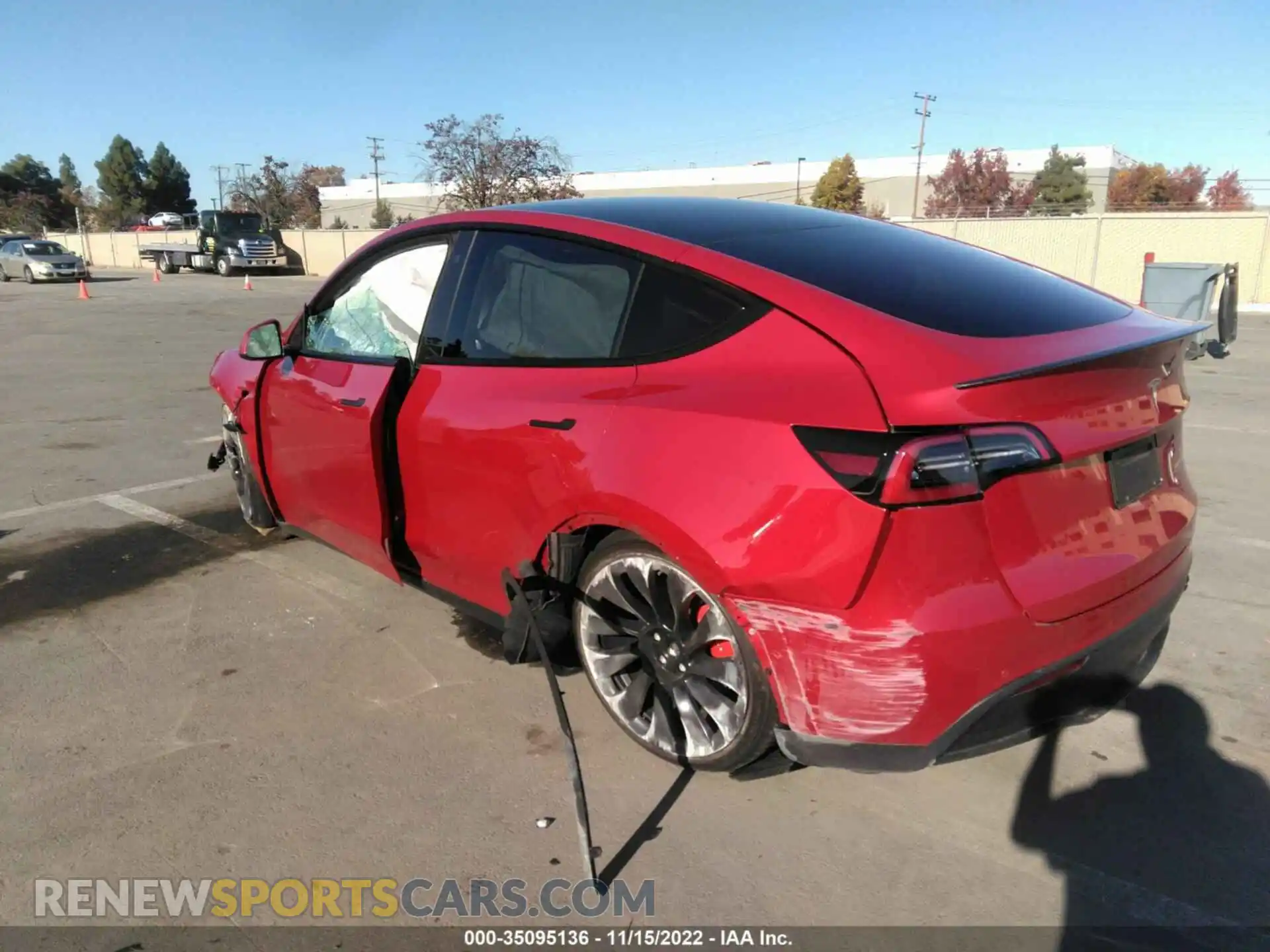 3 Photograph of a damaged car 7SAYGDEF9NF398307 TESLA MODEL Y 2022