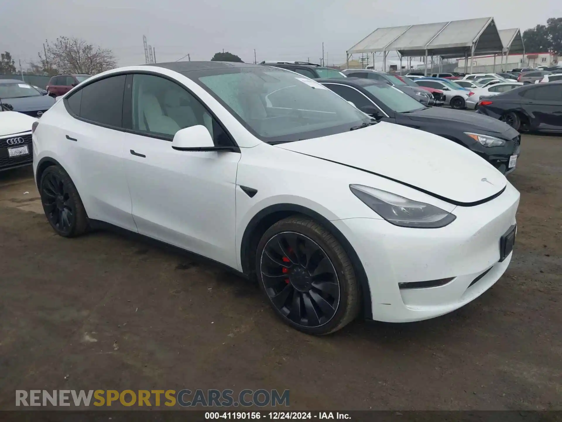 1 Photograph of a damaged car 7SAYGDEF9NF408320 TESLA MODEL Y 2022