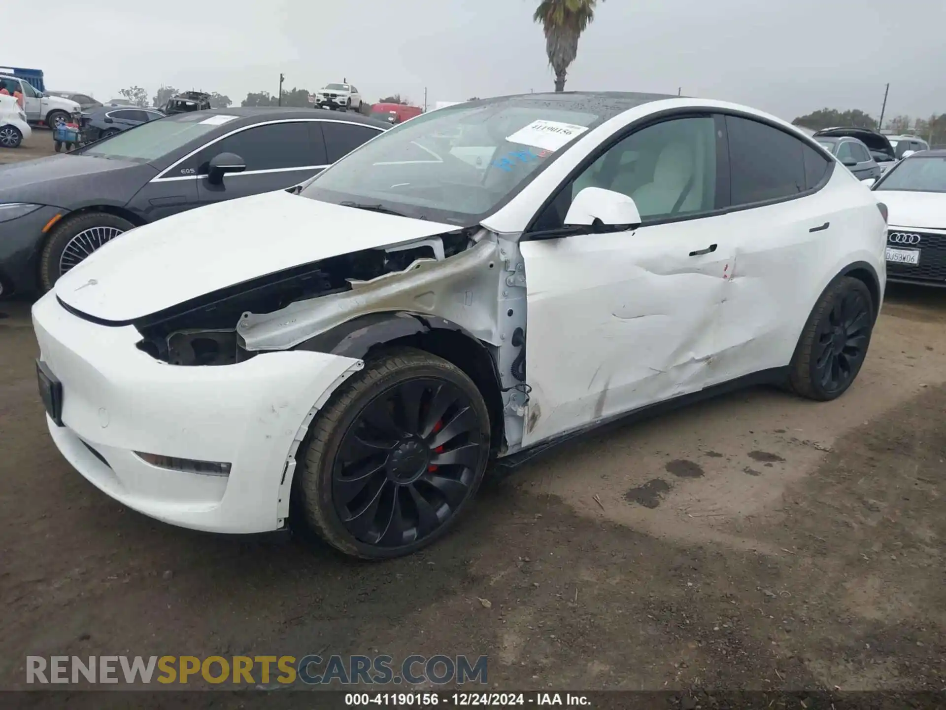 2 Photograph of a damaged car 7SAYGDEF9NF408320 TESLA MODEL Y 2022