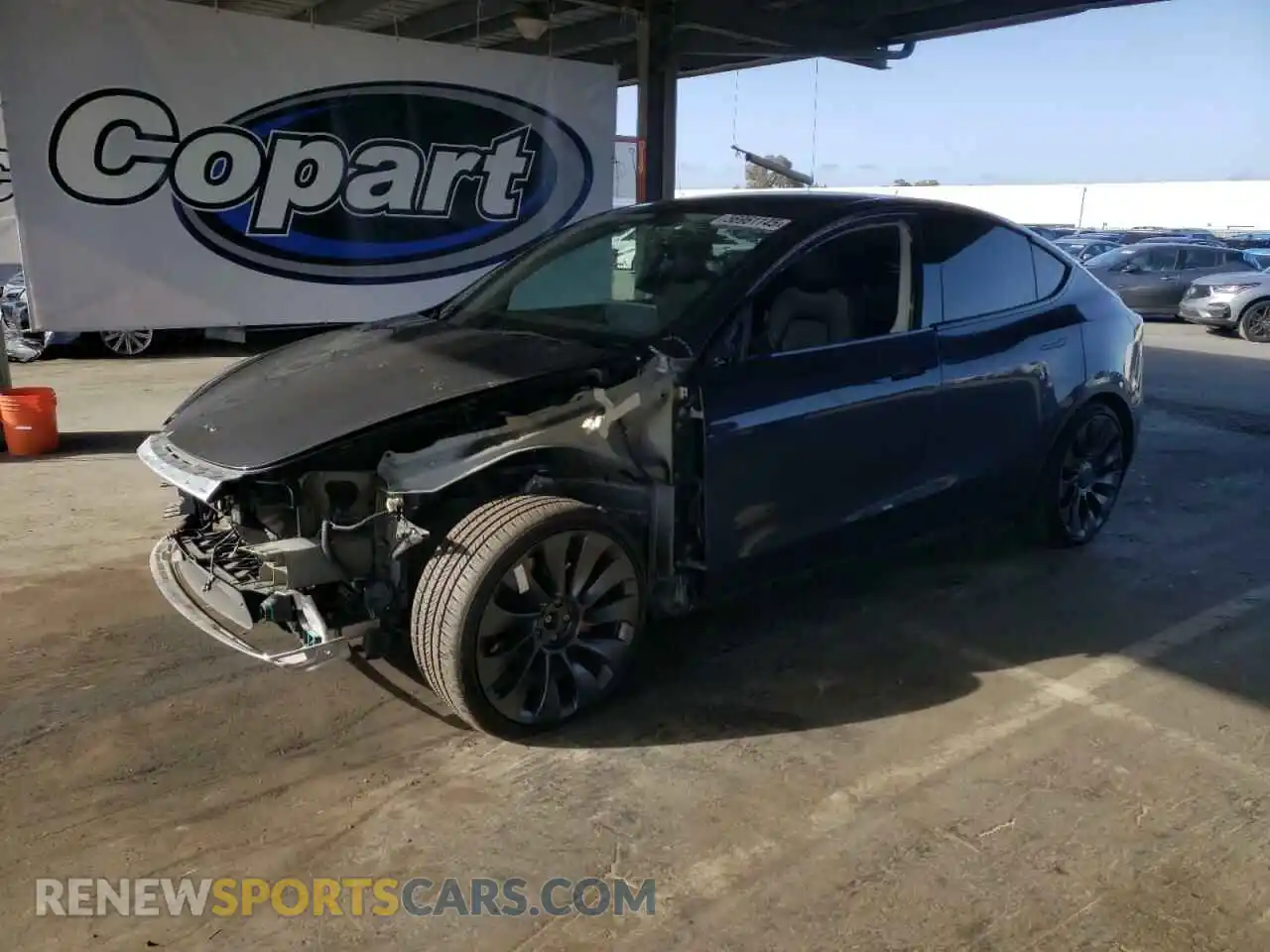 1 fotografías del automóvil dañado 7SAYGDEF9NF411721 TESLA MODEL Y 2022