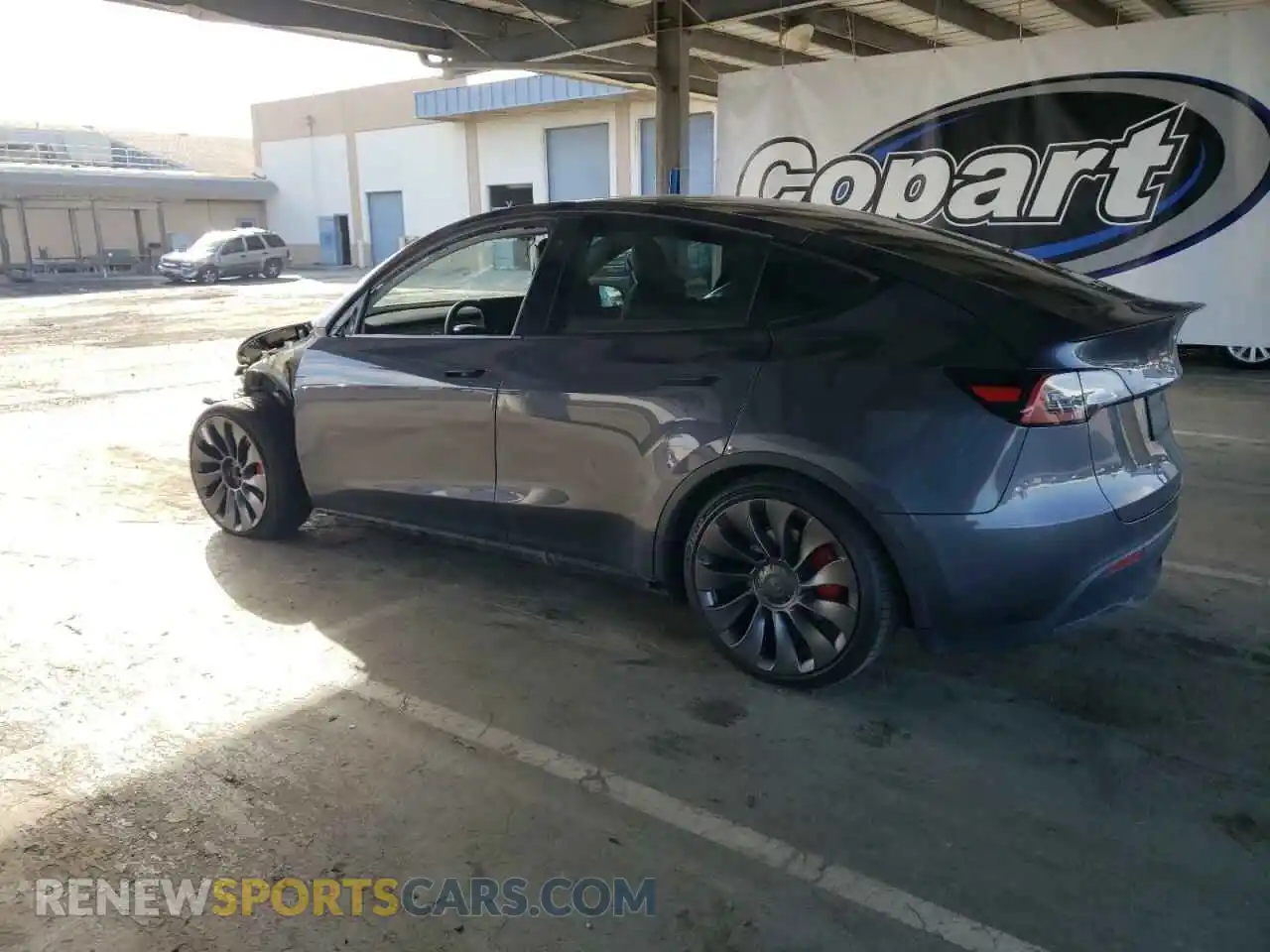 2 fotografías del automóvil dañado 7SAYGDEF9NF411721 TESLA MODEL Y 2022