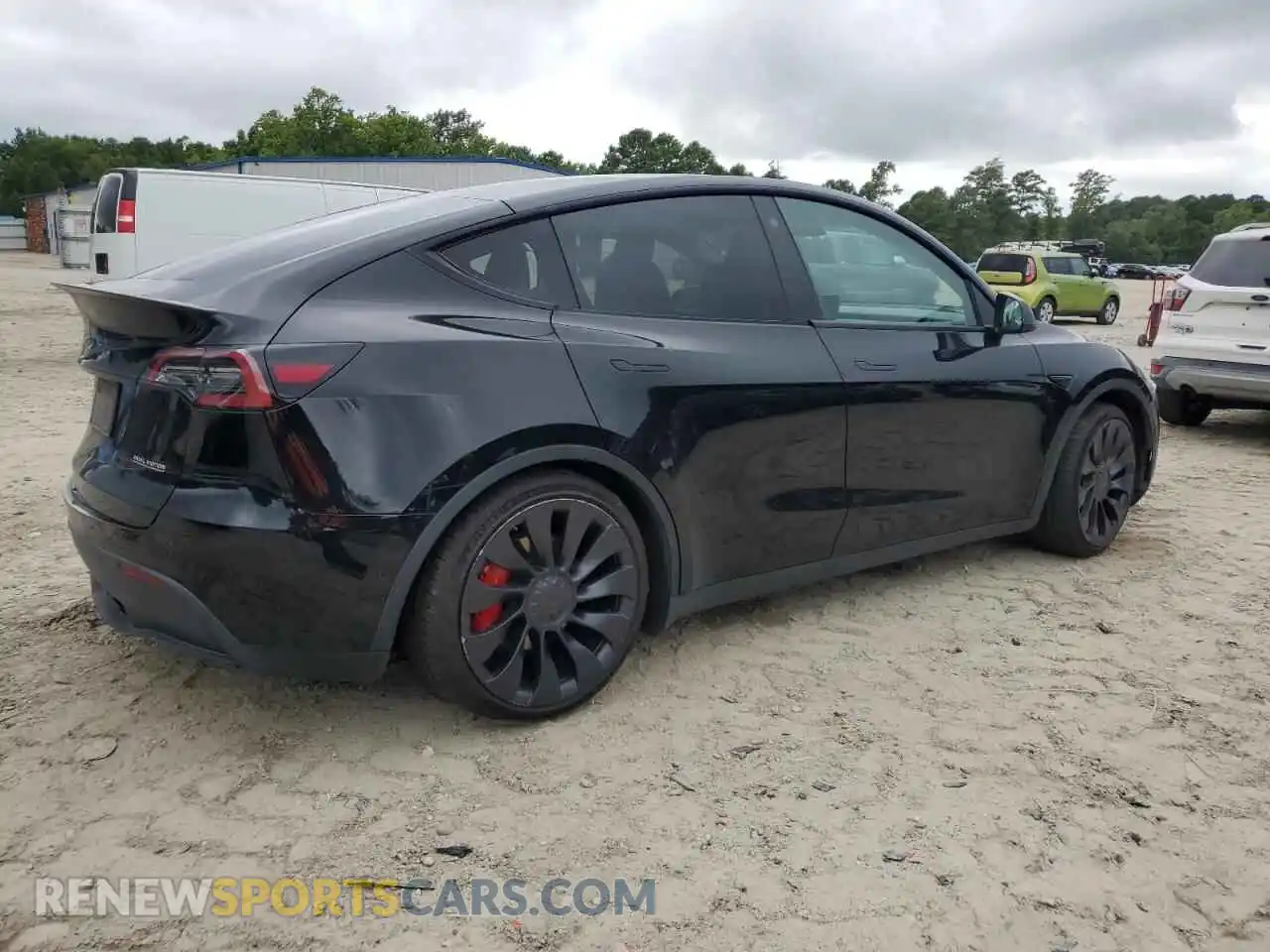 3 fotografías del automóvil dañado 7SAYGDEF9NF453712 TESLA MODEL Y 2022