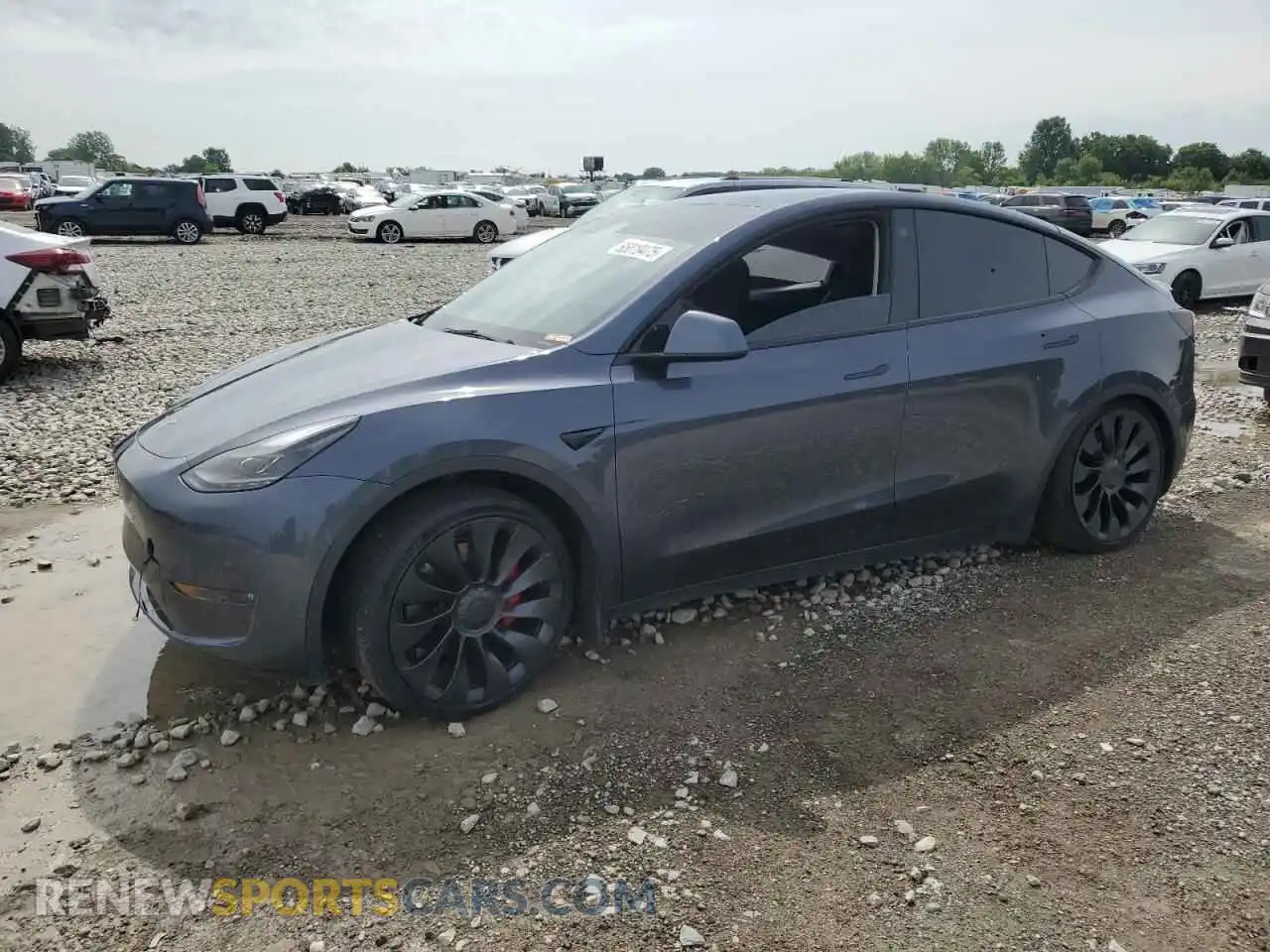 1 Photograph of a damaged car 7SAYGDEF9NF455315 TESLA MODEL Y 2022