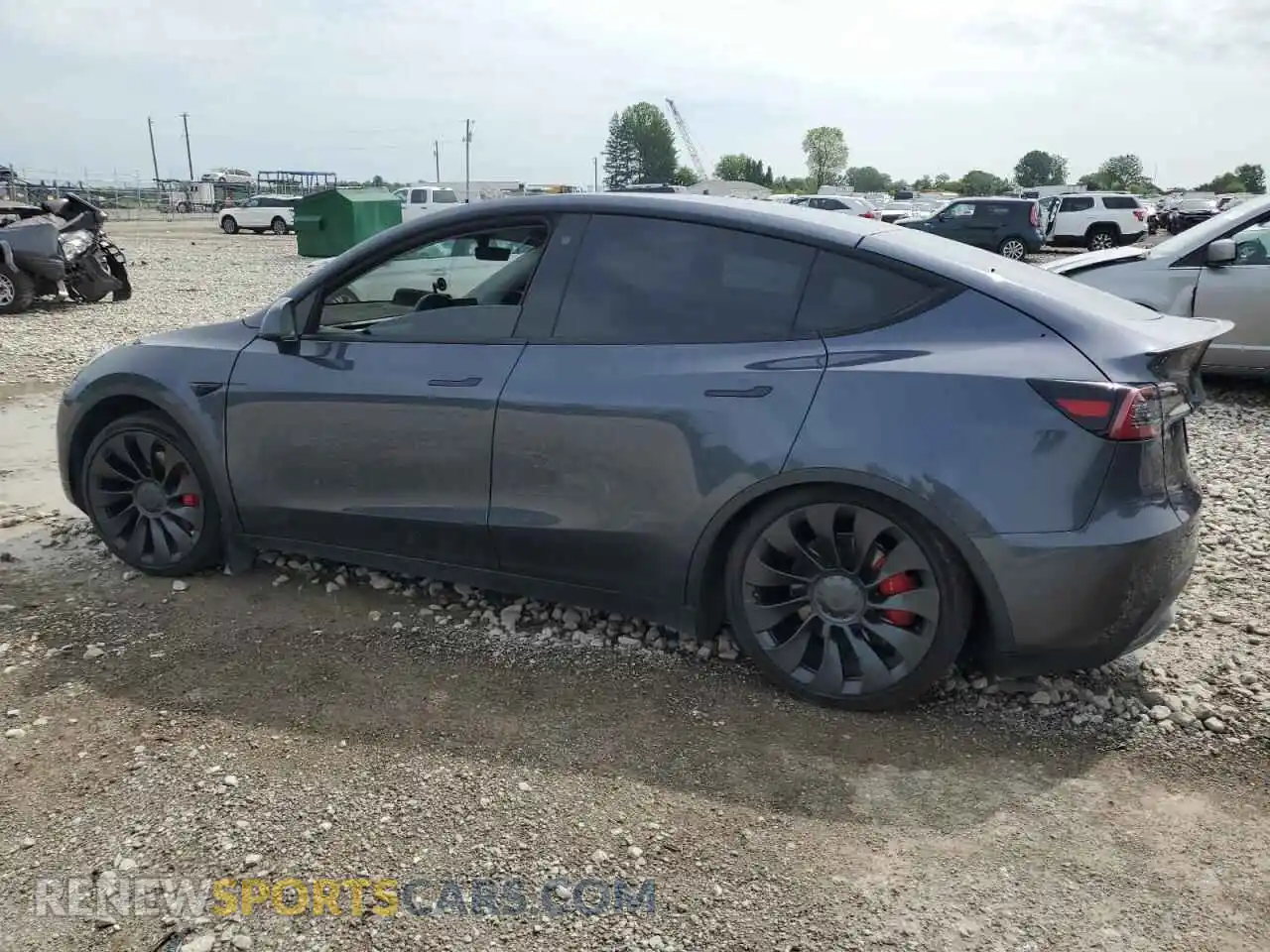 2 Photograph of a damaged car 7SAYGDEF9NF455315 TESLA MODEL Y 2022