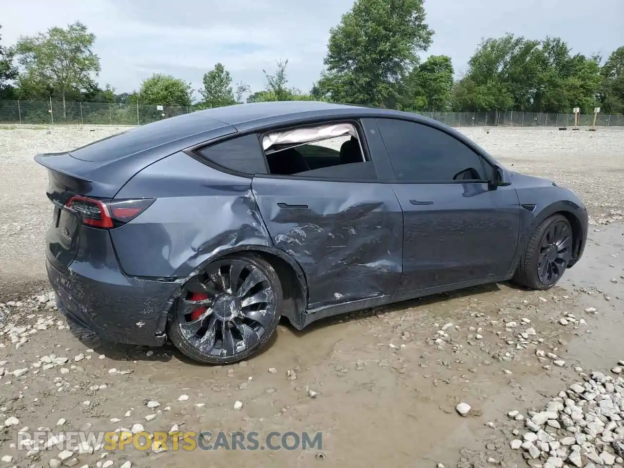 3 Photograph of a damaged car 7SAYGDEF9NF455315 TESLA MODEL Y 2022