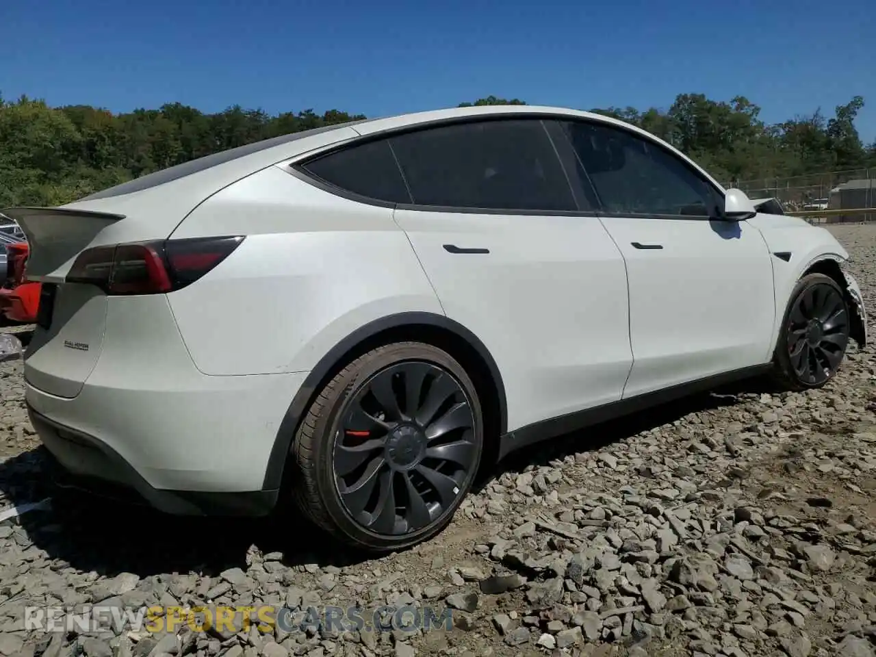 3 Photograph of a damaged car 7SAYGDEF9NF463043 TESLA MODEL Y 2022