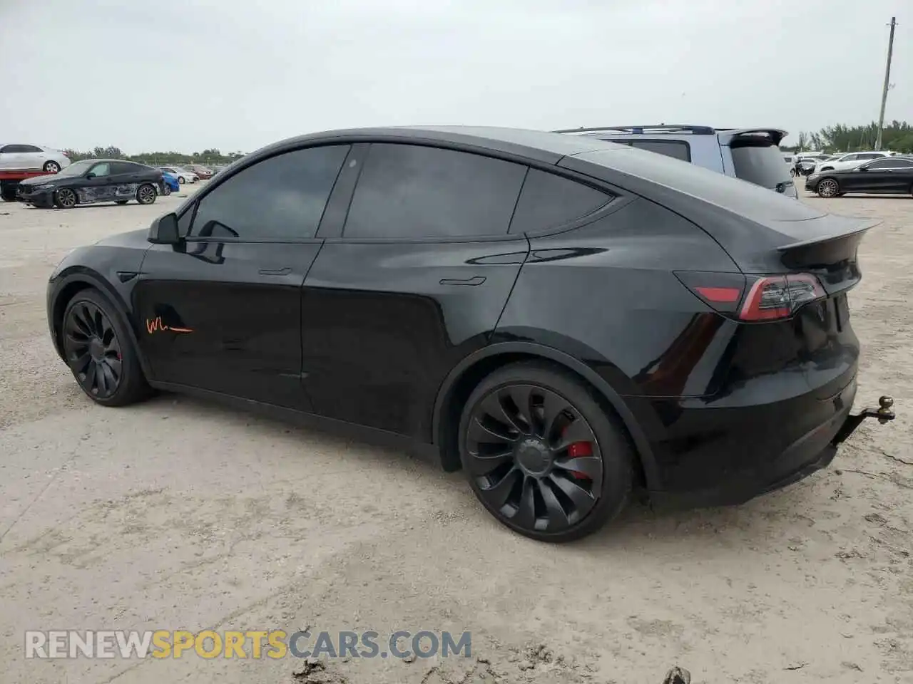 2 Photograph of a damaged car 7SAYGDEF9NF463382 TESLA MODEL Y 2022