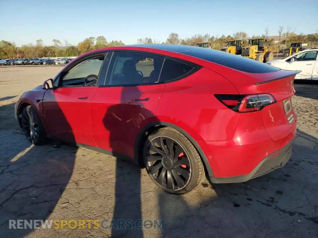 2 Photograph of a damaged car 7SAYGDEF9NF466945 TESLA MODEL Y 2022