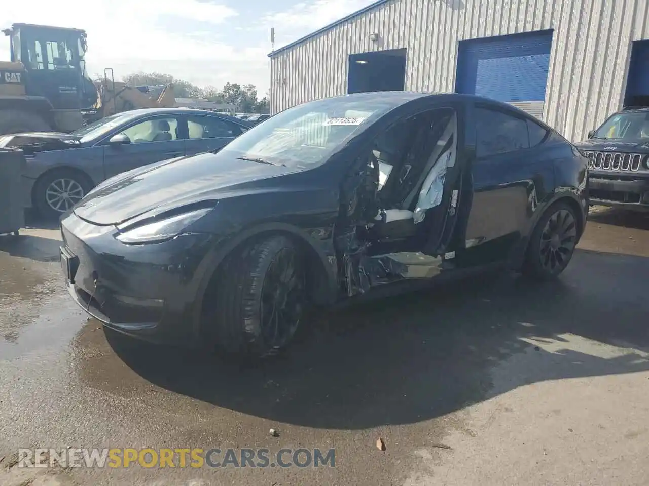 1 Photograph of a damaged car 7SAYGDEF9NF495099 TESLA MODEL Y 2022