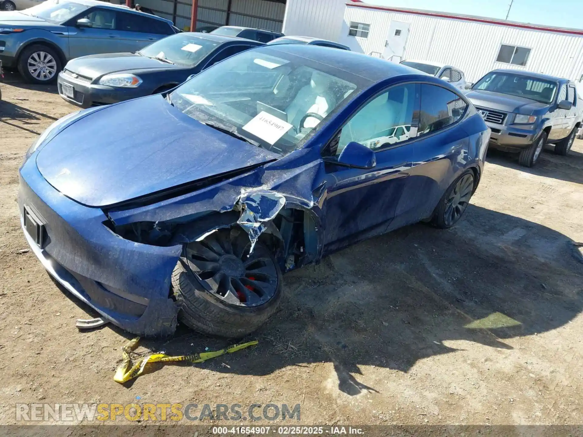 2 Photograph of a damaged car 7SAYGDEF9NF523452 TESLA MODEL Y 2022