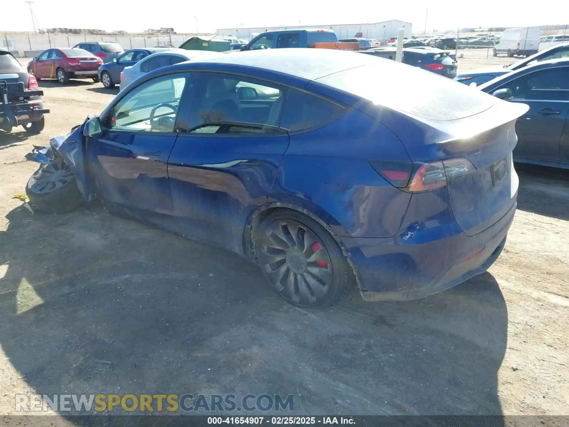 3 Photograph of a damaged car 7SAYGDEF9NF523452 TESLA MODEL Y 2022