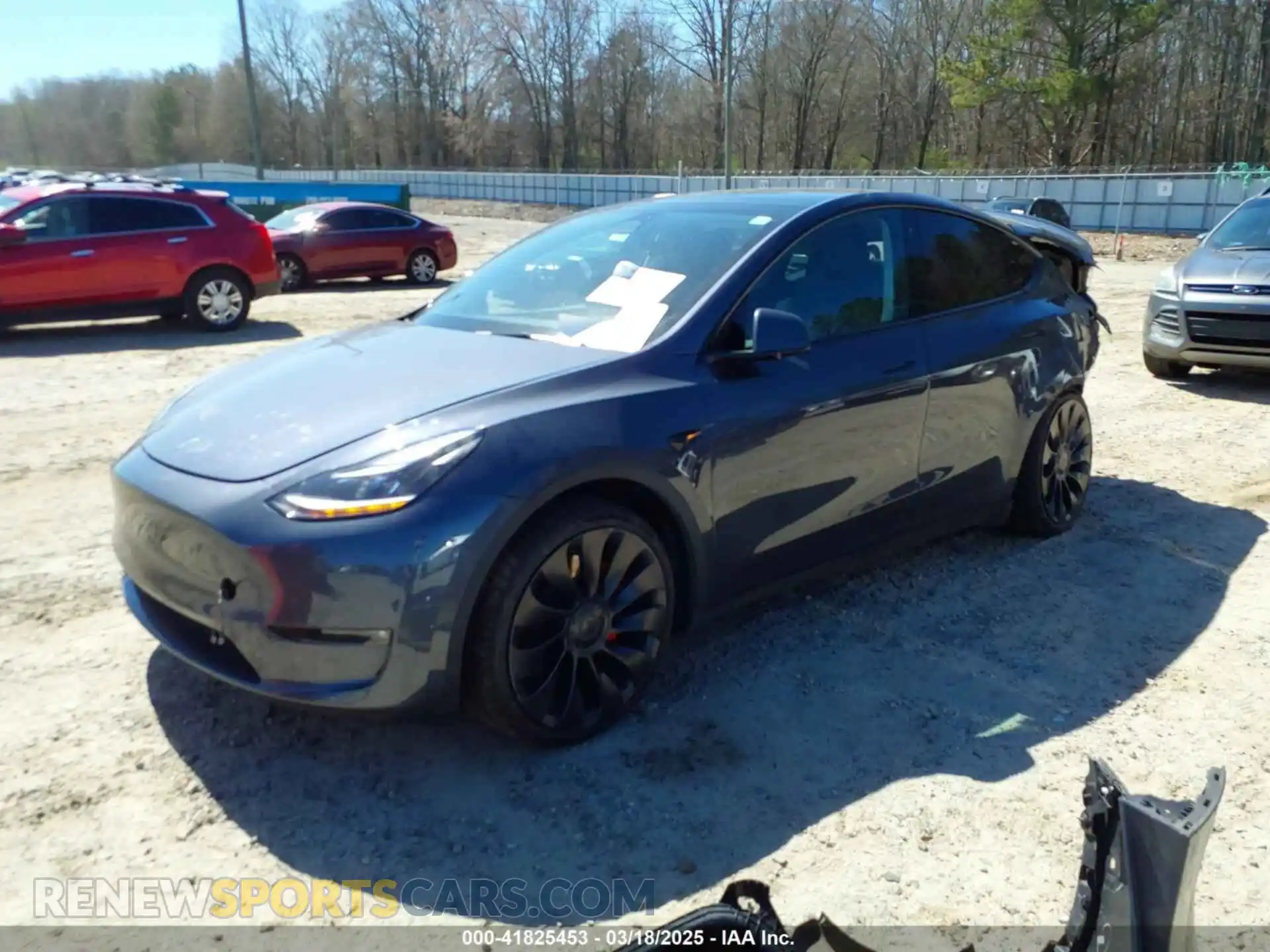 2 Photograph of a damaged car 7SAYGDEF9NF544205 TESLA MODEL Y 2022