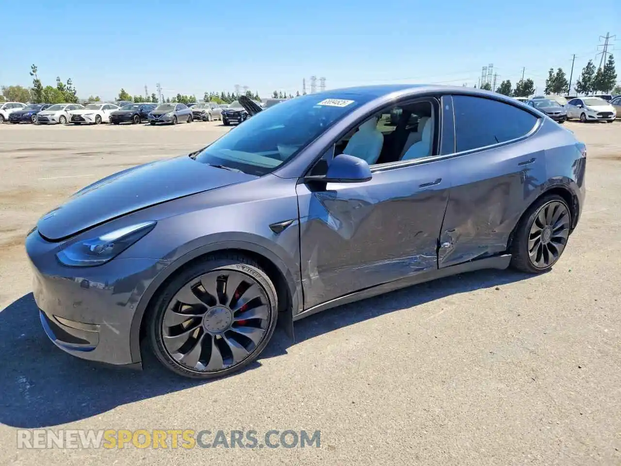 1 Фотография поврежденного автомобиля 7SAYGDEF9NF546357 TESLA MODEL Y 2022
