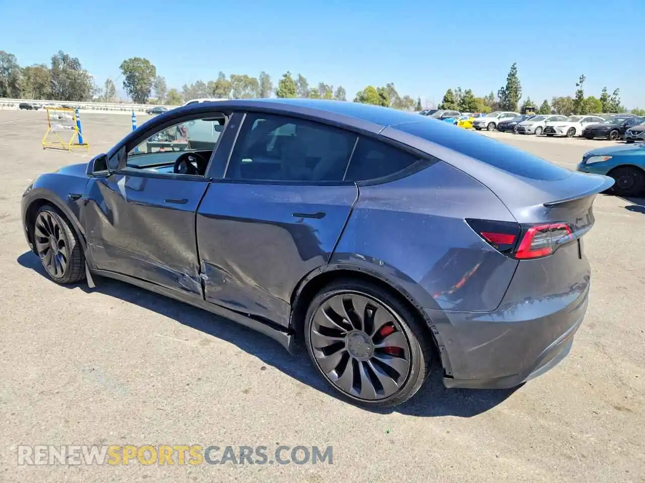 2 Фотография поврежденного автомобиля 7SAYGDEF9NF546357 TESLA MODEL Y 2022