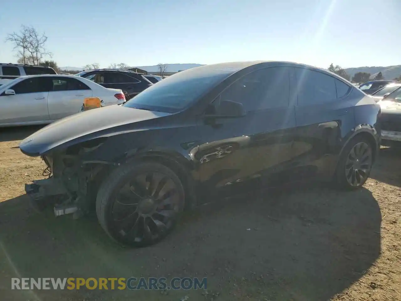 1 Photograph of a damaged car 7SAYGDEF9NF547587 TESLA MODEL Y 2022