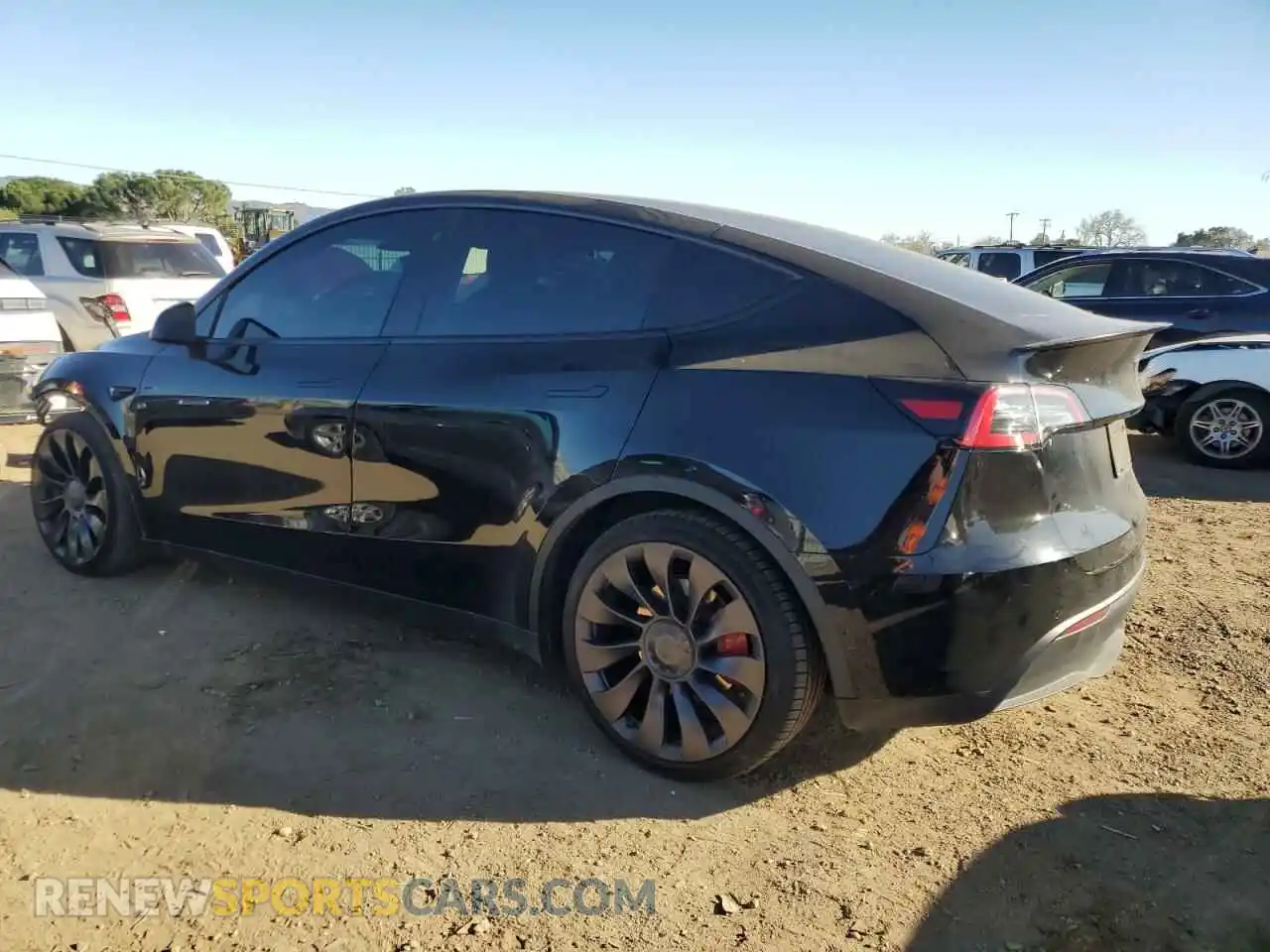 2 Photograph of a damaged car 7SAYGDEF9NF547587 TESLA MODEL Y 2022