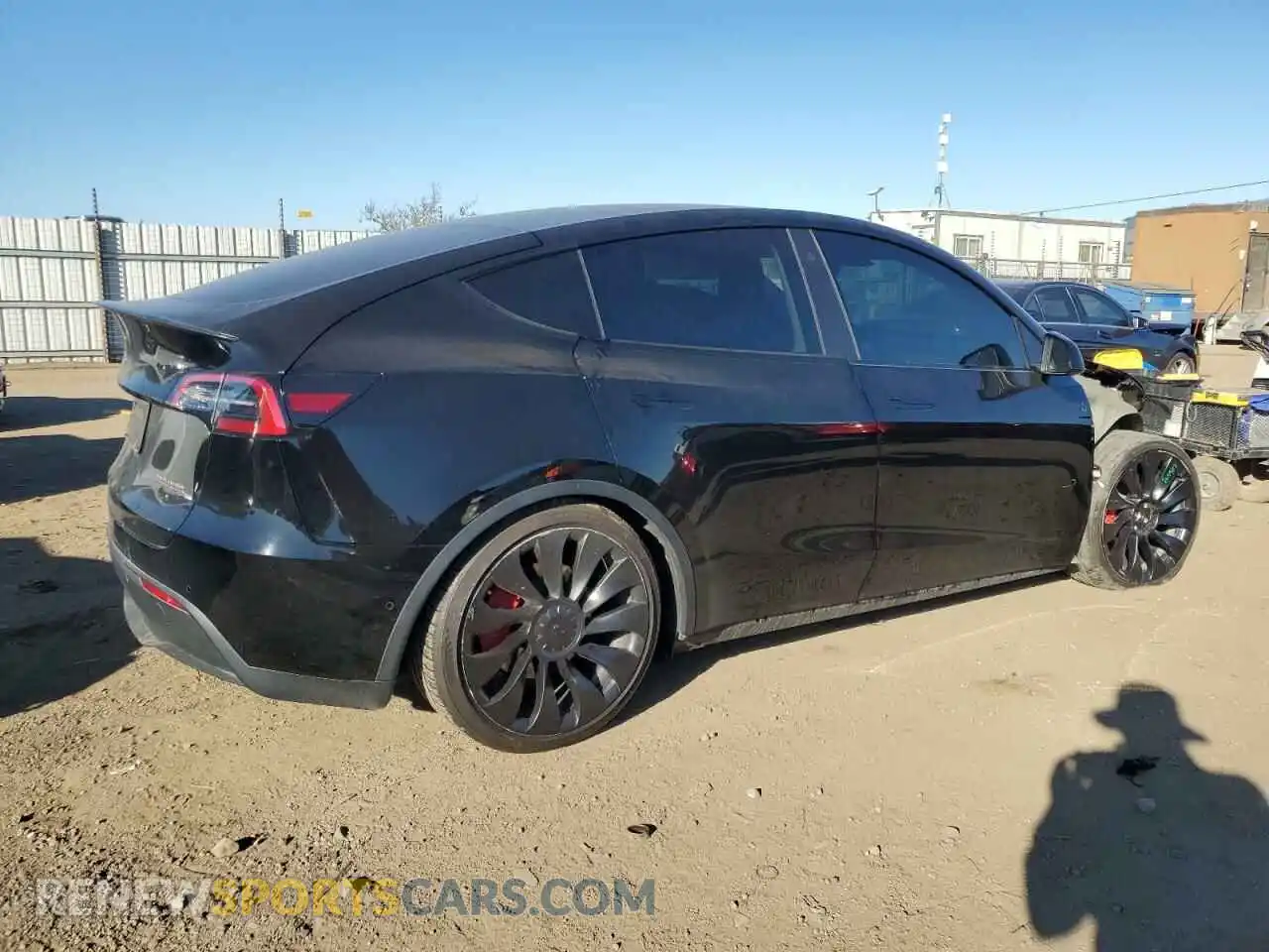 3 Photograph of a damaged car 7SAYGDEF9NF547587 TESLA MODEL Y 2022