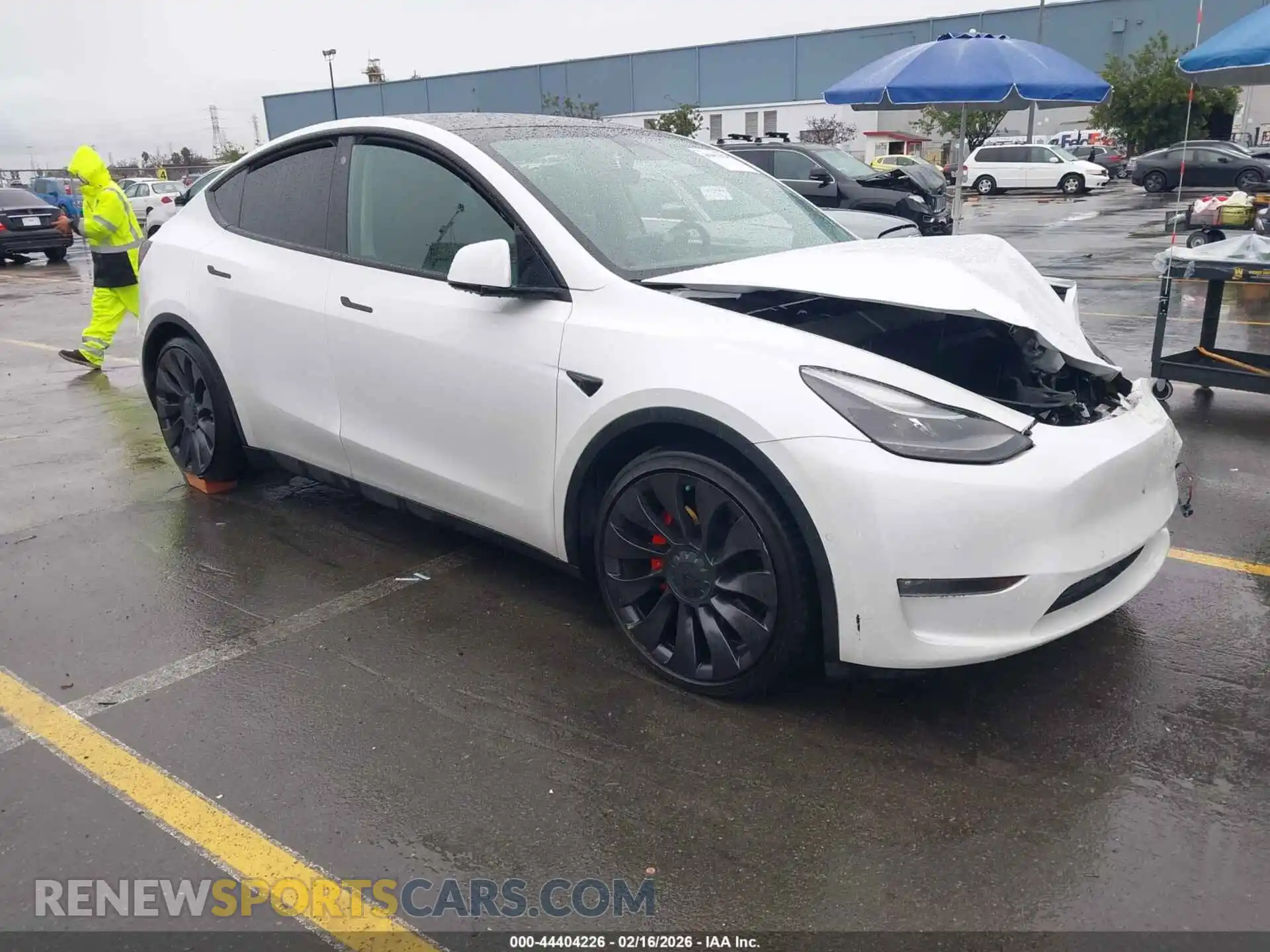 1 Photograph of a damaged car 7SAYGDEFXNF323678 TESLA MODEL Y 2022