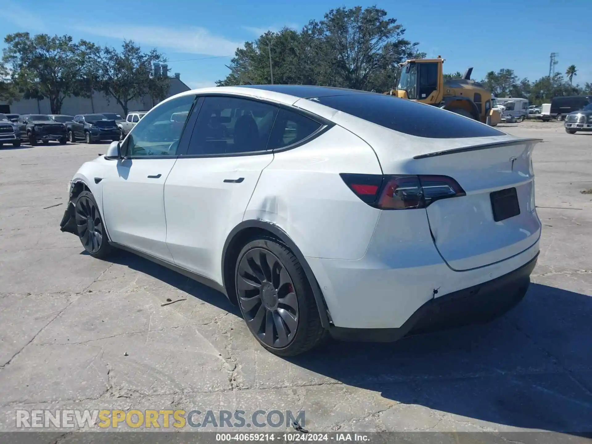 3 Photograph of a damaged car 7SAYGDEFXNF326323 TESLA MODEL Y 2022
