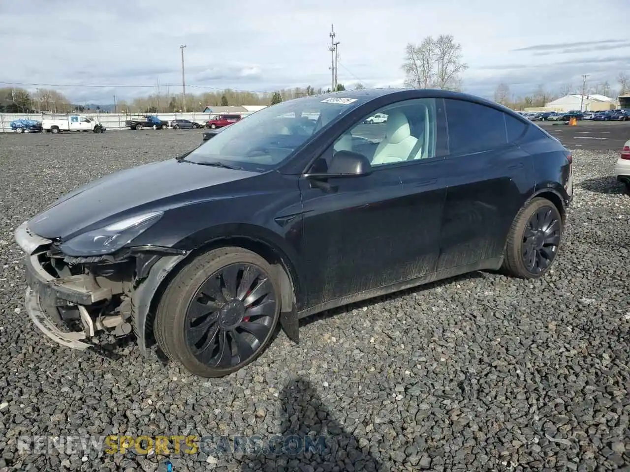 1 Photograph of a damaged car 7SAYGDEFXNF326967 TESLA MODEL Y 2022
