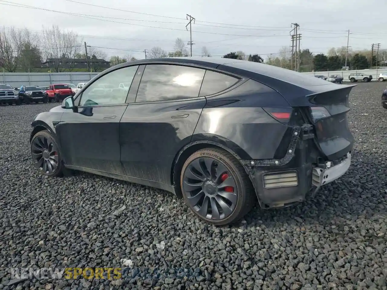 2 Photograph of a damaged car 7SAYGDEFXNF326967 TESLA MODEL Y 2022