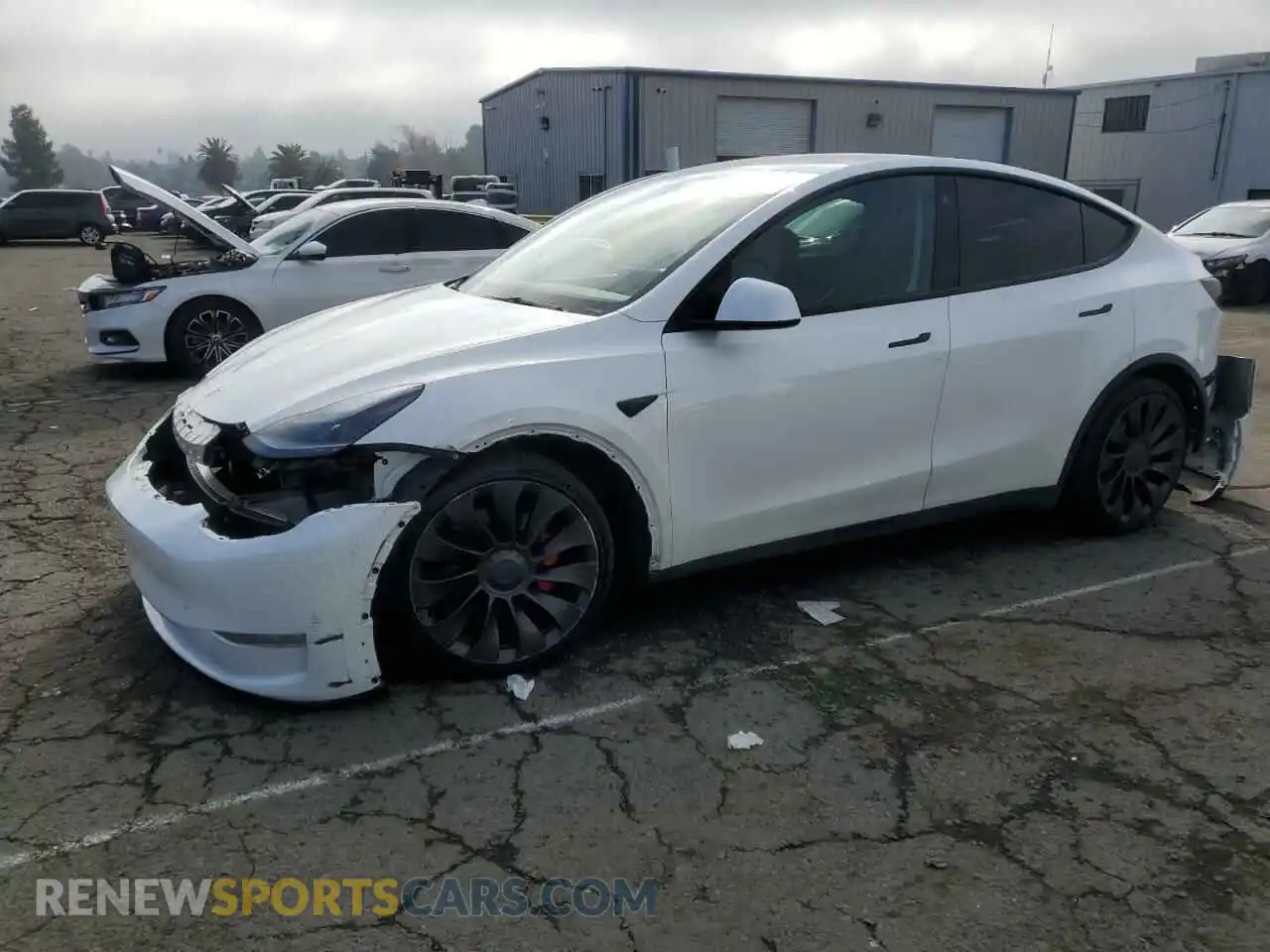 1 fotografías del automóvil dañado 7SAYGDEFXNF346250 TESLA MODEL Y 2022