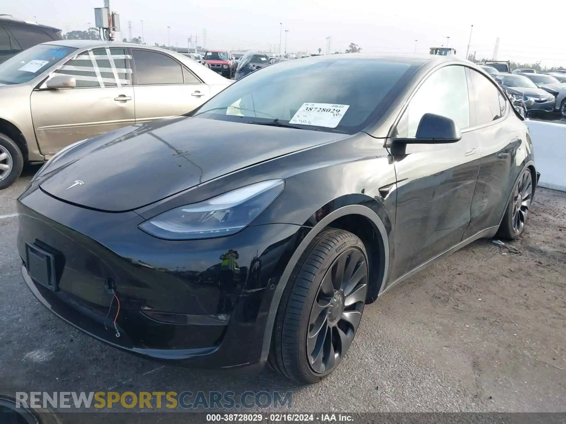 2 Photograph of a damaged car 7SAYGDEFXNF347401 TESLA MODEL Y 2022